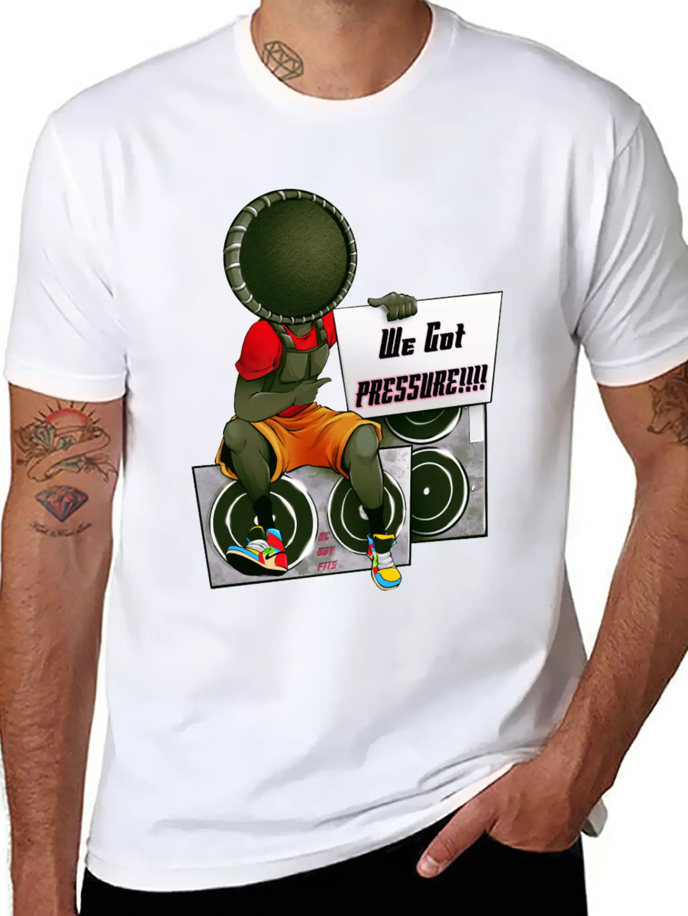 Subwoofer Bass Head Pressure Timeless Short Sleeve Tee – Comfy And Minimalist Design
