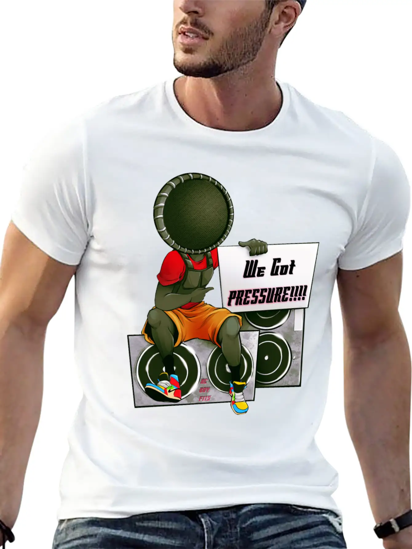 Subwoofer Bass Head Pressure Timeless Short Sleeve Tee – Comfy And Minimalist Design