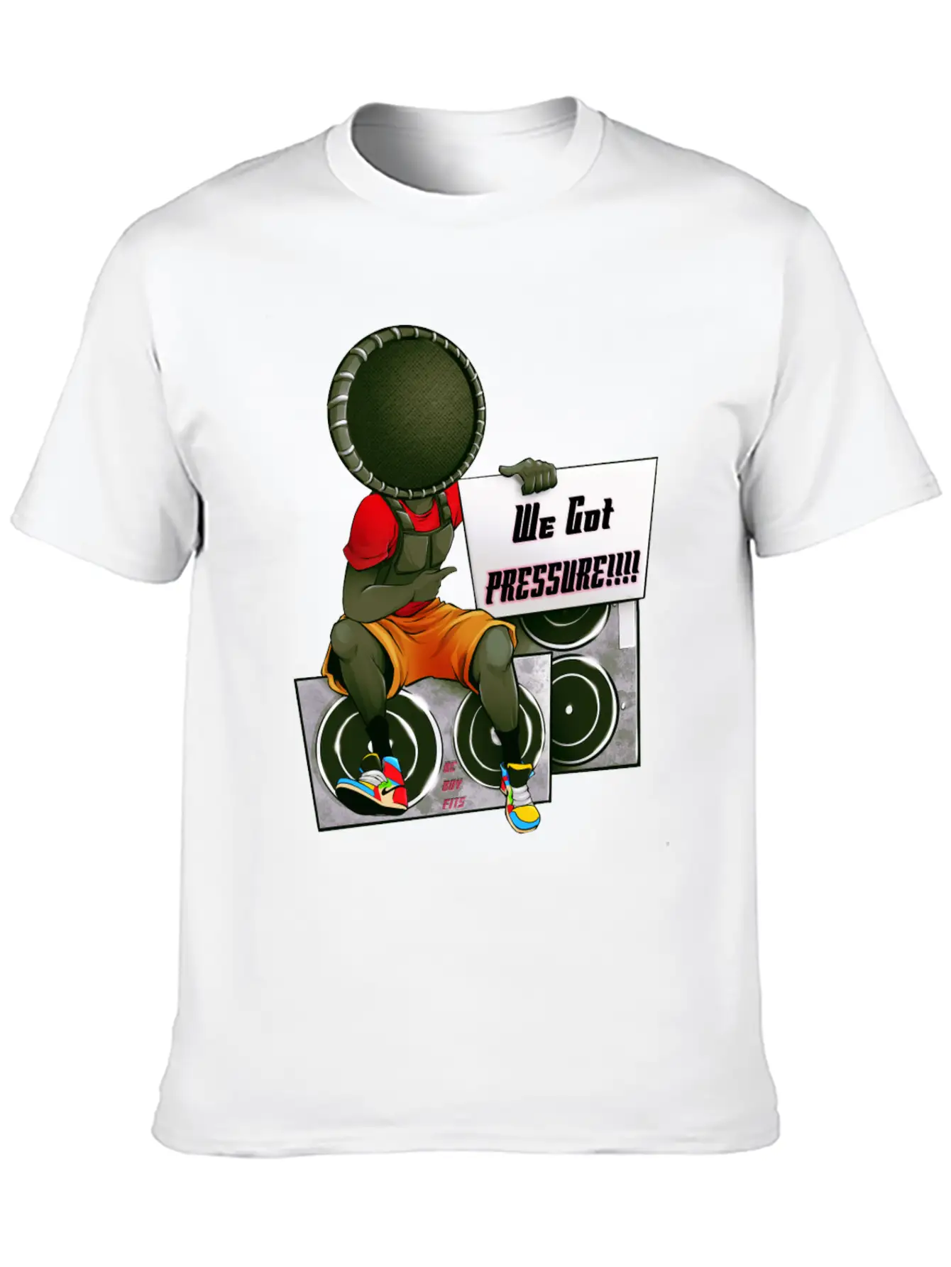 Subwoofer Bass Head Pressure Timeless Short Sleeve Tee – Comfy And Minimalist Design