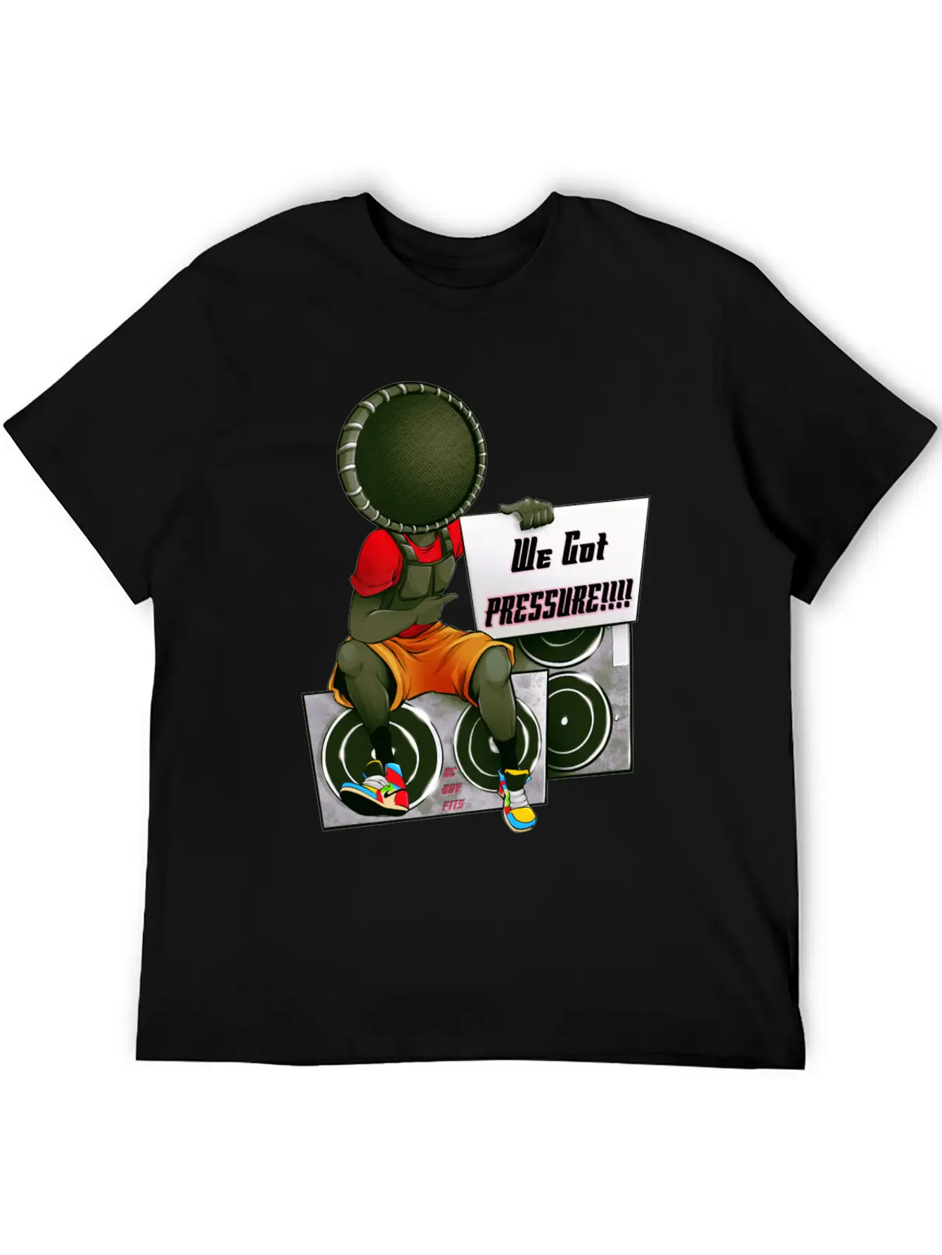 Subwoofer Bass Head Pressure Timeless Short Sleeve Tee – Comfy And Minimalist Design