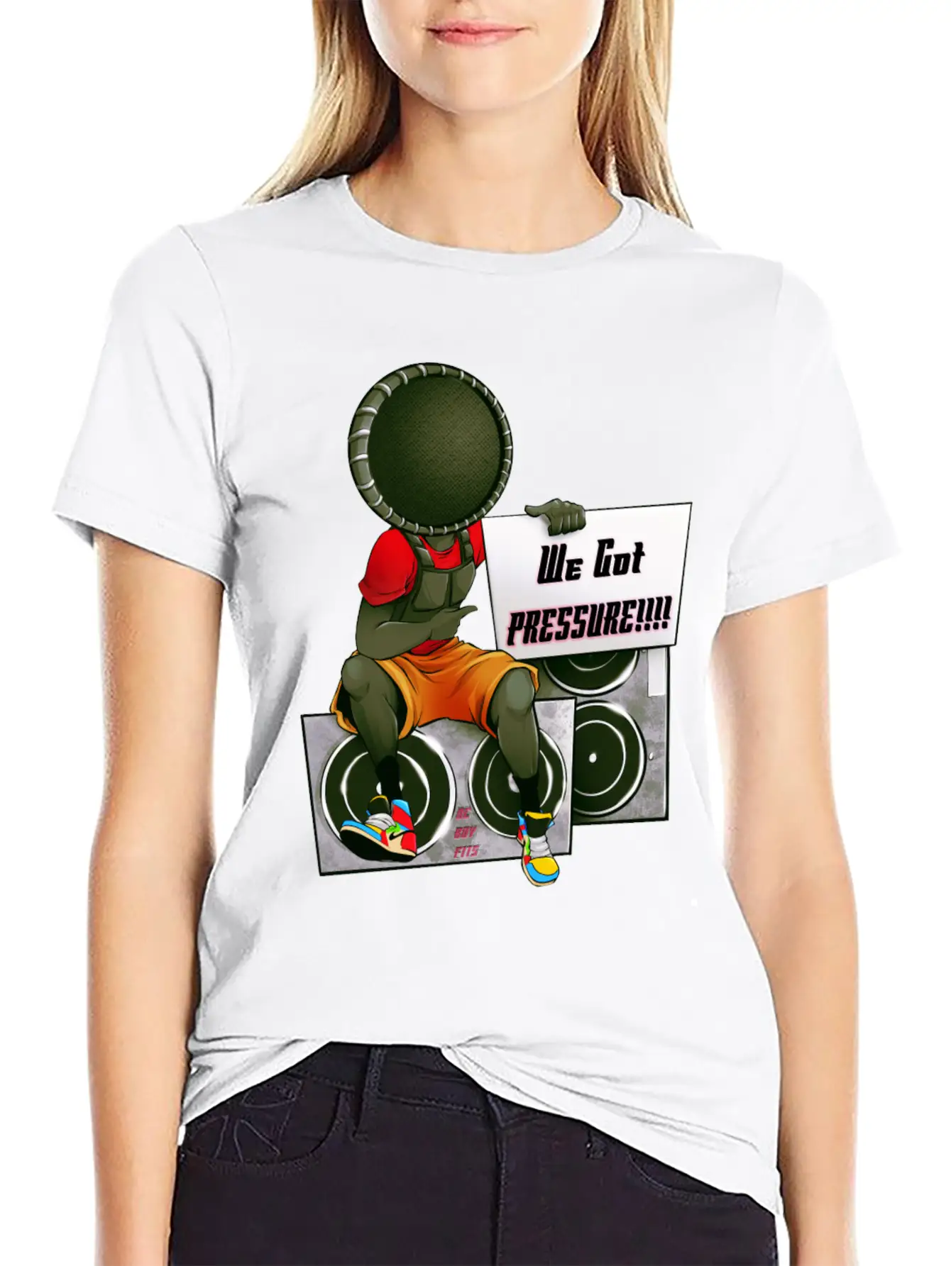 Subwoofer Bass Head Pressure Timeless Short Sleeve Tee – Comfy And Minimalist Design