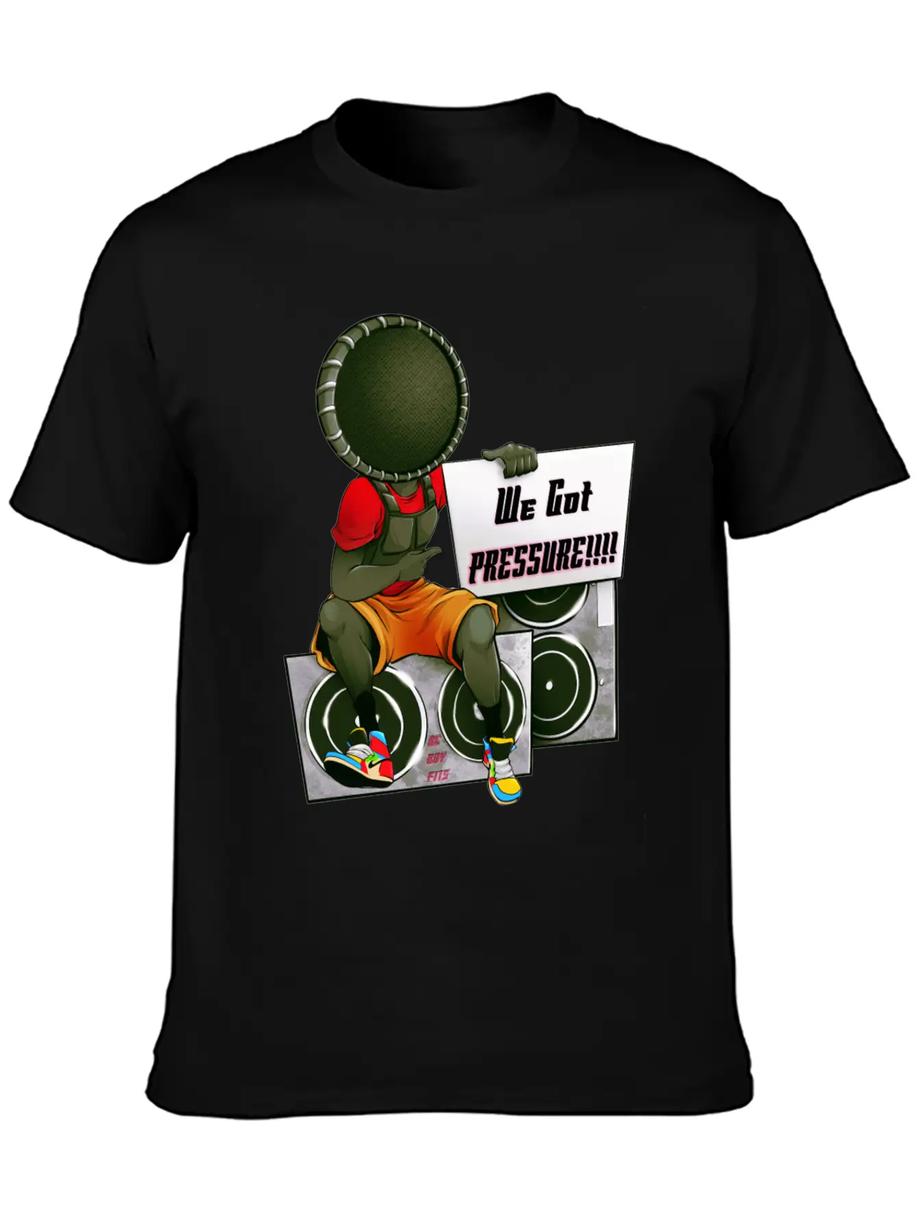 Subwoofer Bass Head Pressure Timeless Short Sleeve Tee – Comfy And Minimalist Design