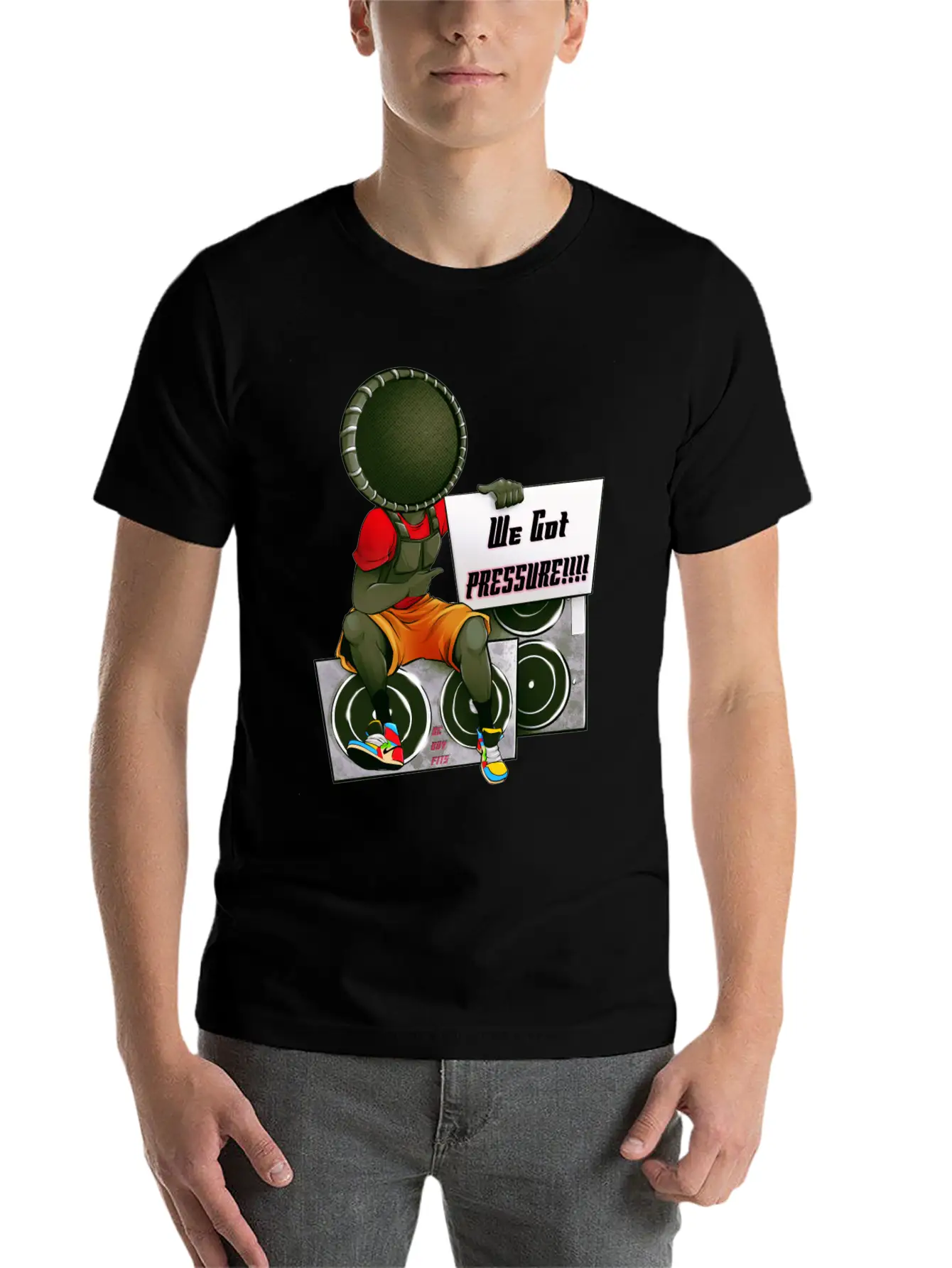 Subwoofer Bass Head Pressure Timeless Short Sleeve Tee – Comfy And Minimalist Design
