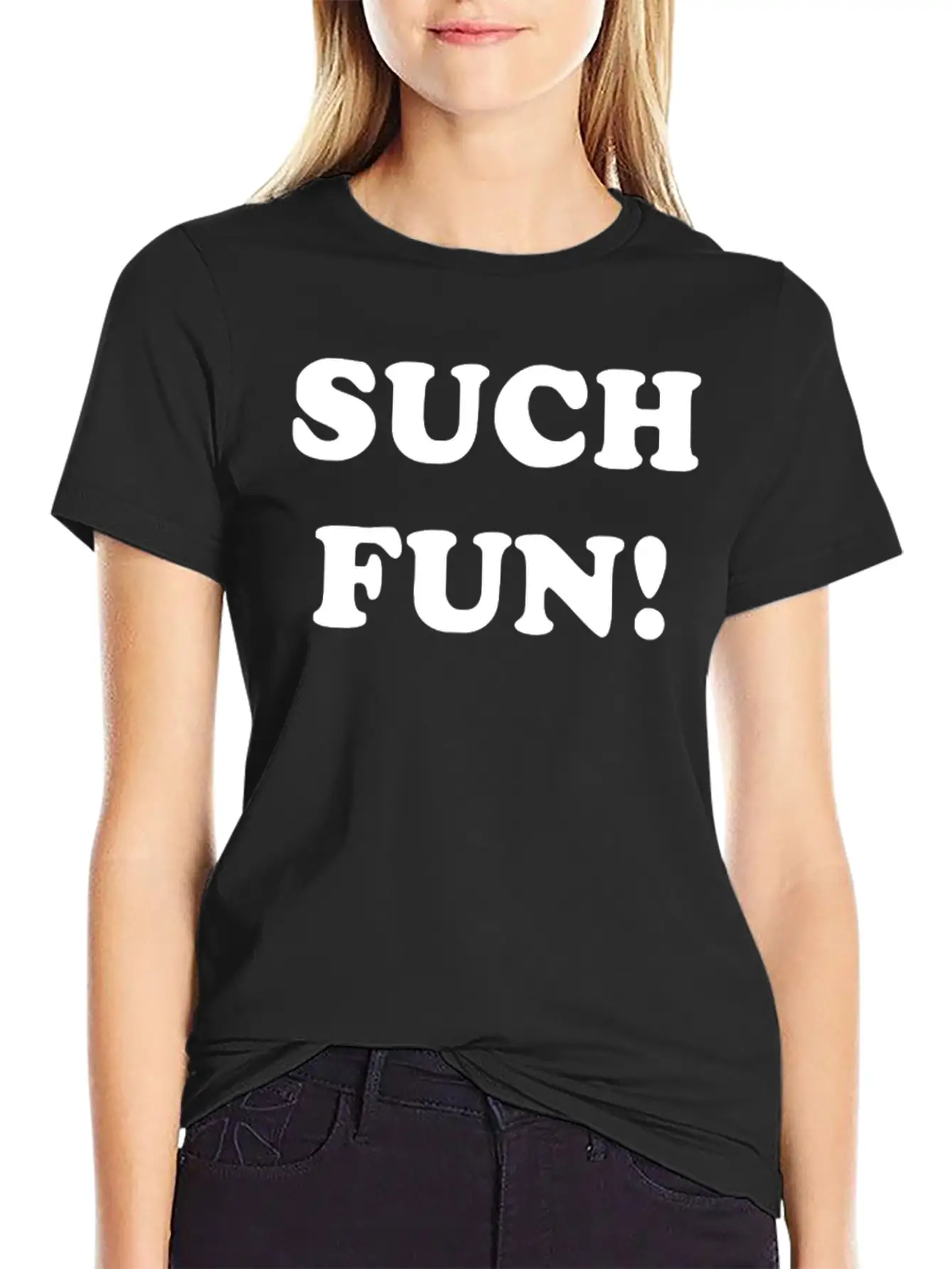 Such Fun V Nec Funny Toke Comedy Miranda Fancy D Timeless Short Sleeve Tee – Comfy And Minimalist Design