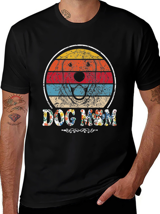 Dog Mom Retro Graphic Tee