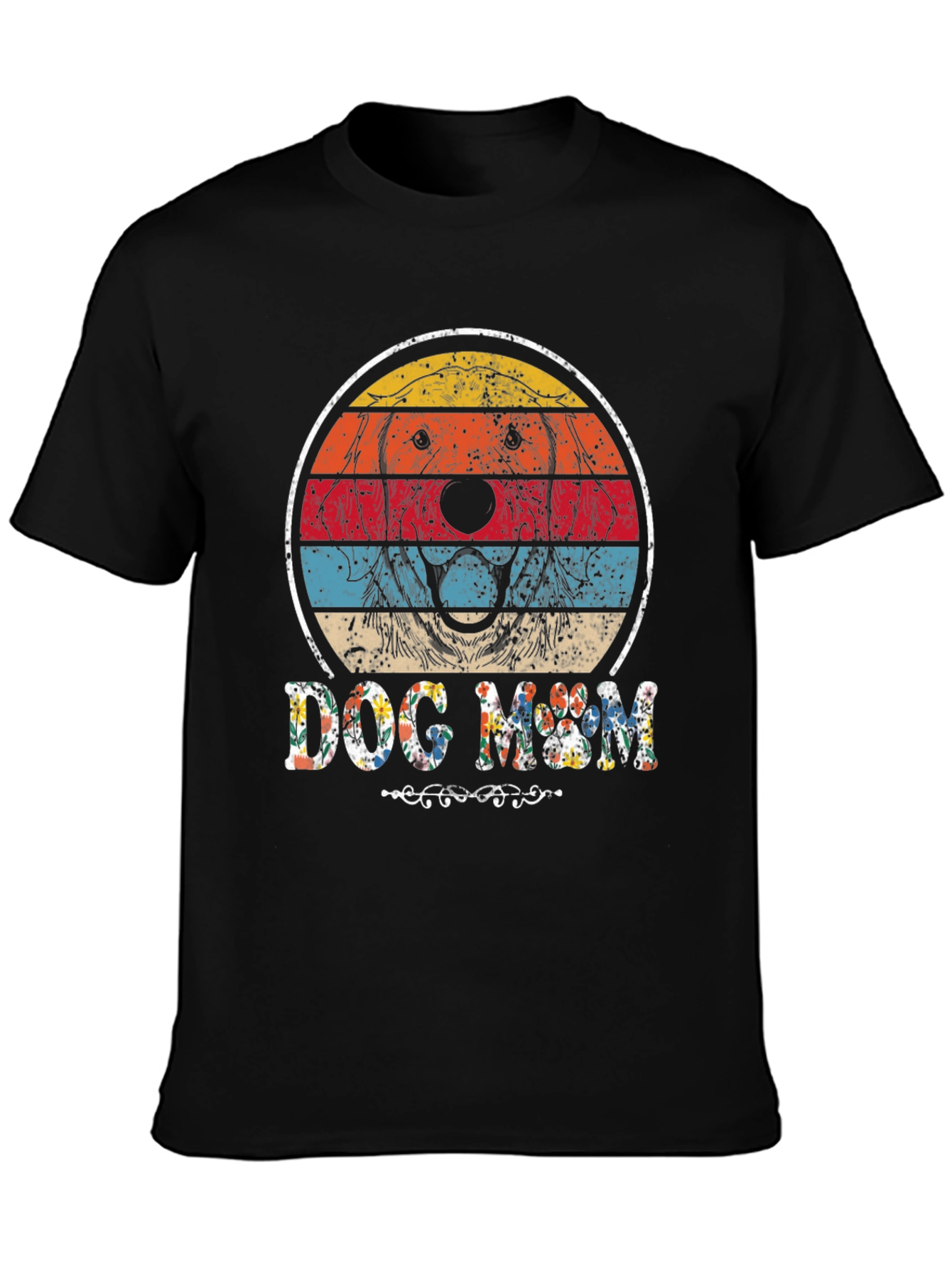 Dog Mom Retro Graphic Tee