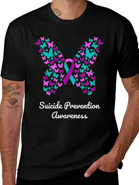 Suicide Prevention Awareness Stylish Everyday T-Shirt – Unisex Basic Cotton Tee
