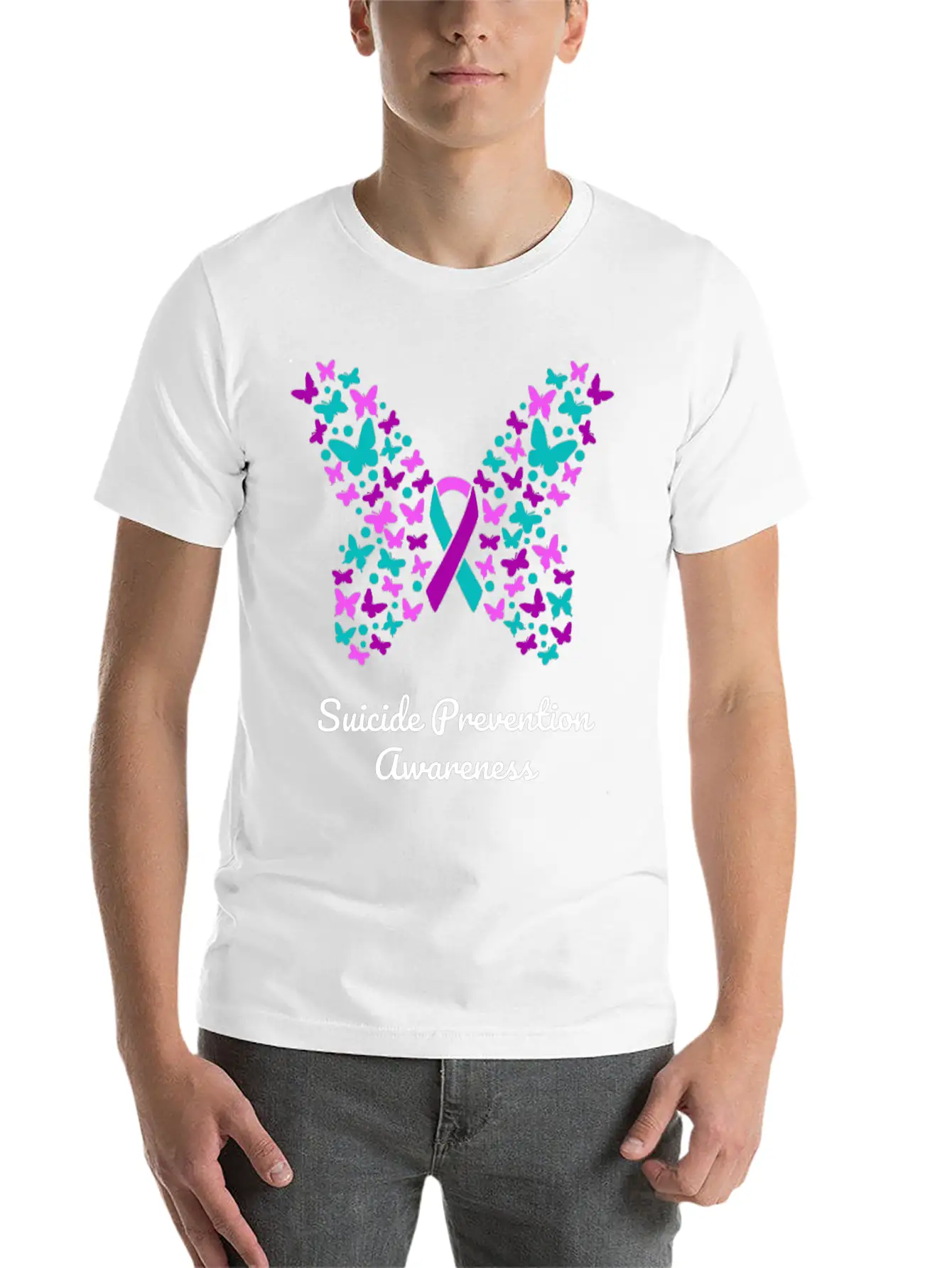 Suicide Prevention Awareness Stylish Everyday T-Shirt – Unisex Basic Cotton Tee