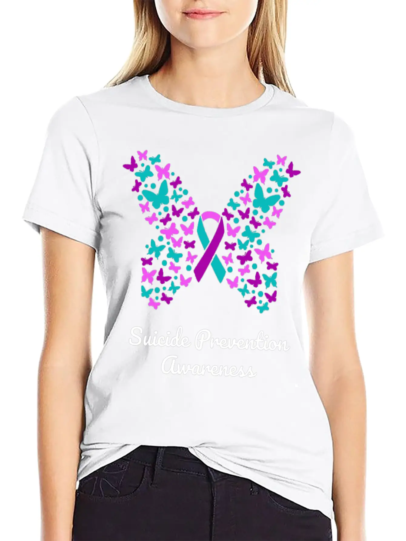 Suicide Prevention Awareness Stylish Everyday T-Shirt – Unisex Basic Cotton Tee
