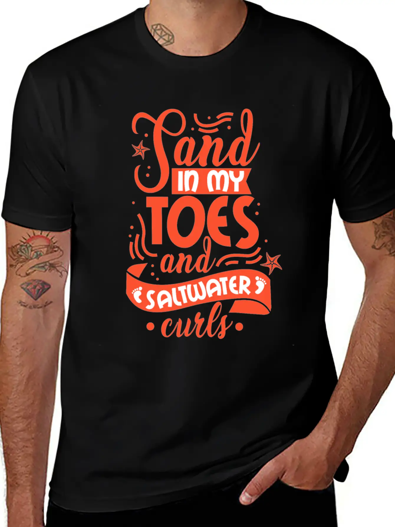 Summer Beach Sea Unisex Casual T-Shirt – Clean Design For Daily Comfort