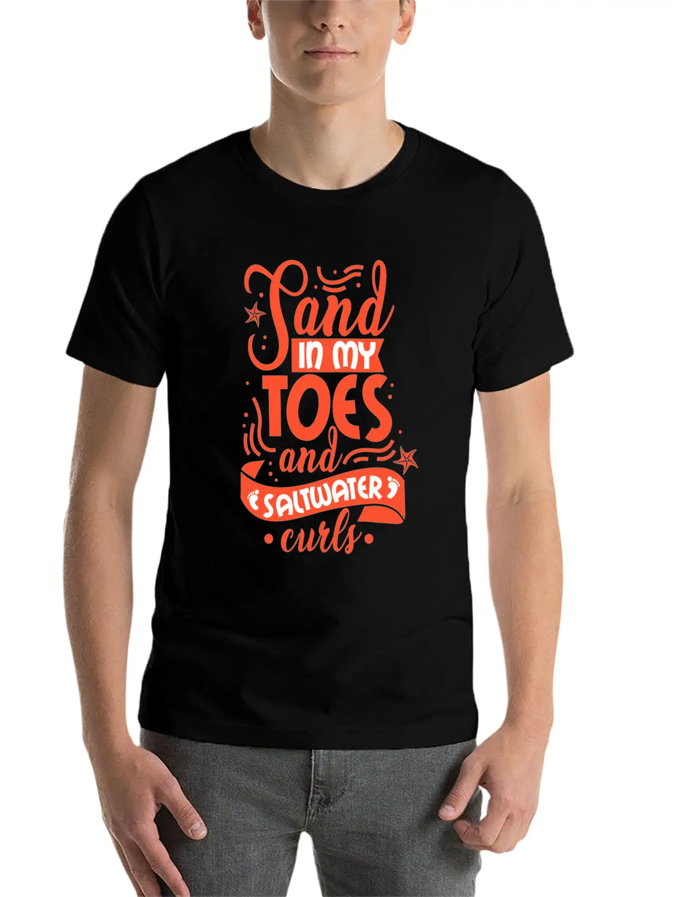 Summer Beach Sea Unisex Casual T-Shirt – Clean Design For Daily Comfort