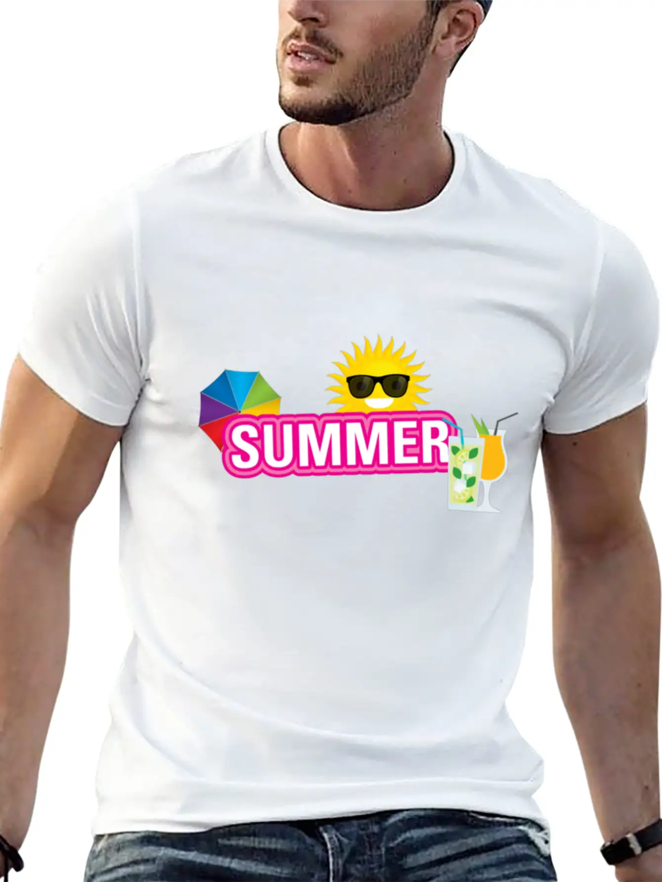 Summer Fun Stylish Everyday T-Shirt – Unisex Basic Cotton Tee
