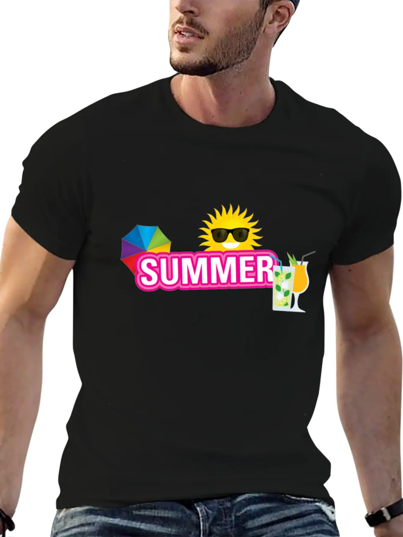 Summer Fun Stylish Everyday T-Shirt – Unisex Basic Cotton Tee