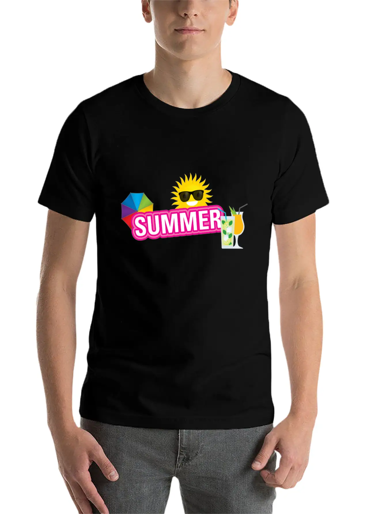 Summer Fun Stylish Everyday T-Shirt – Unisex Basic Cotton Tee