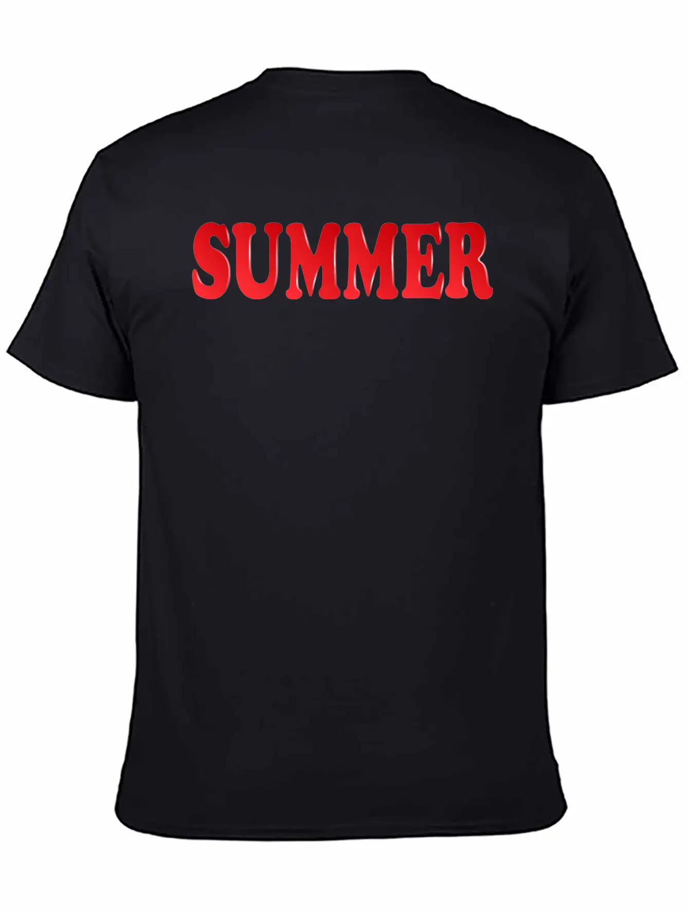 Summer Inscription Basic Graphic T-Shirt – Daily Comfort In Soft Cotton