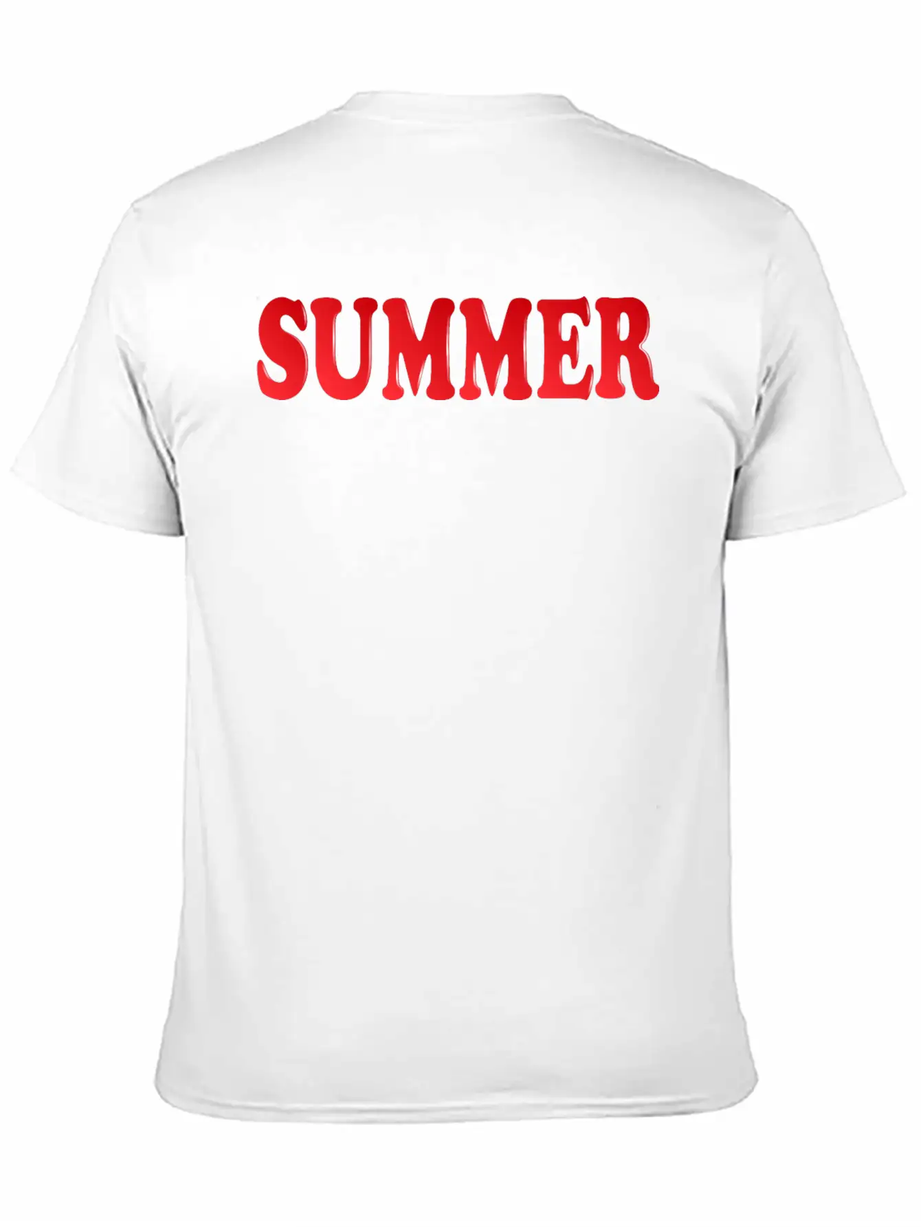 Summer Inscription Basic Graphic T-Shirt – Daily Comfort In Soft Cotton