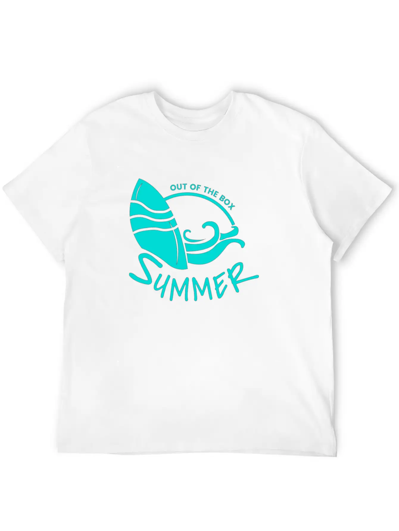 Summer Out Of The Box Bleu Timeless Short Sleeve Tee – Comfy And Minimalist Design