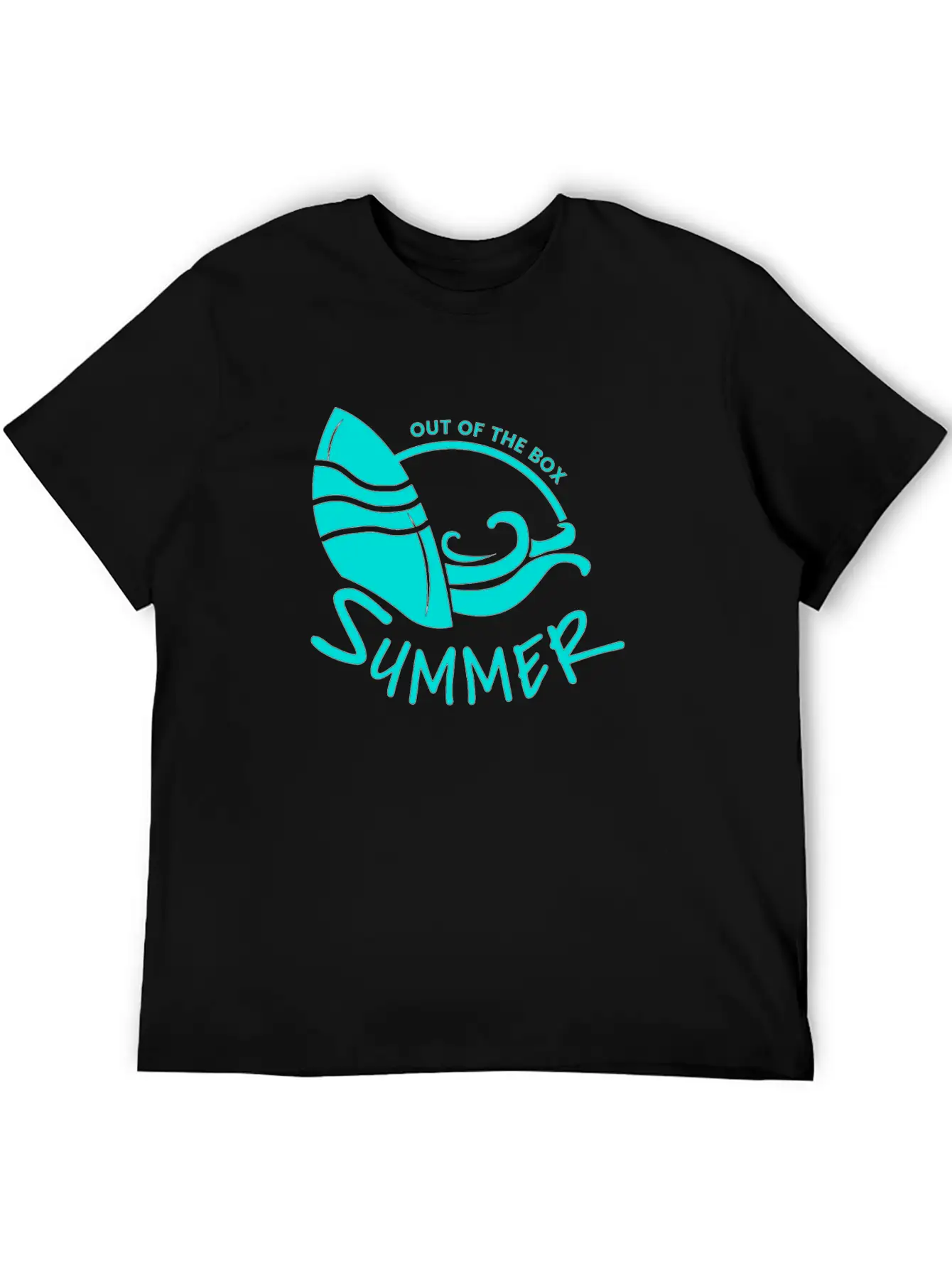 Summer Out Of The Box Bleu Timeless Short Sleeve Tee – Comfy And Minimalist Design