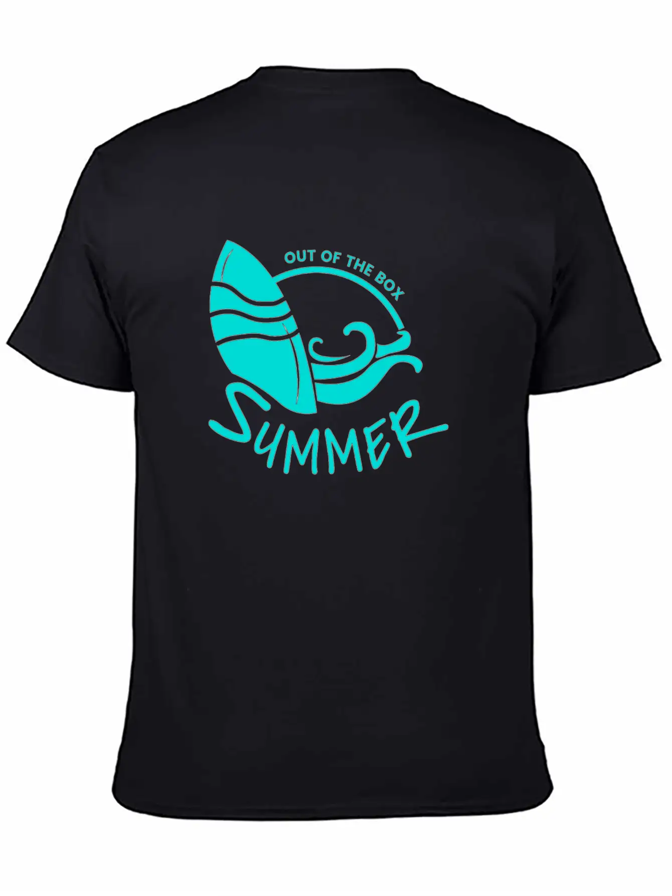 Summer Out Of The Box Bleu Timeless Short Sleeve Tee – Comfy And Minimalist Design
