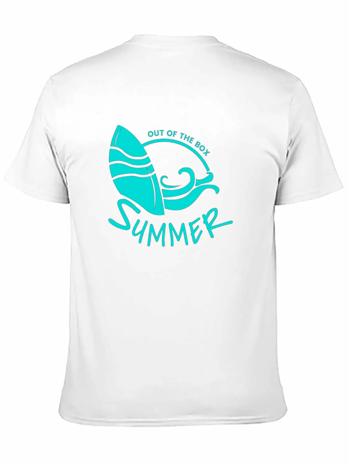 Summer Out Of The Box Bleu Timeless Short Sleeve Tee – Comfy And Minimalist Design