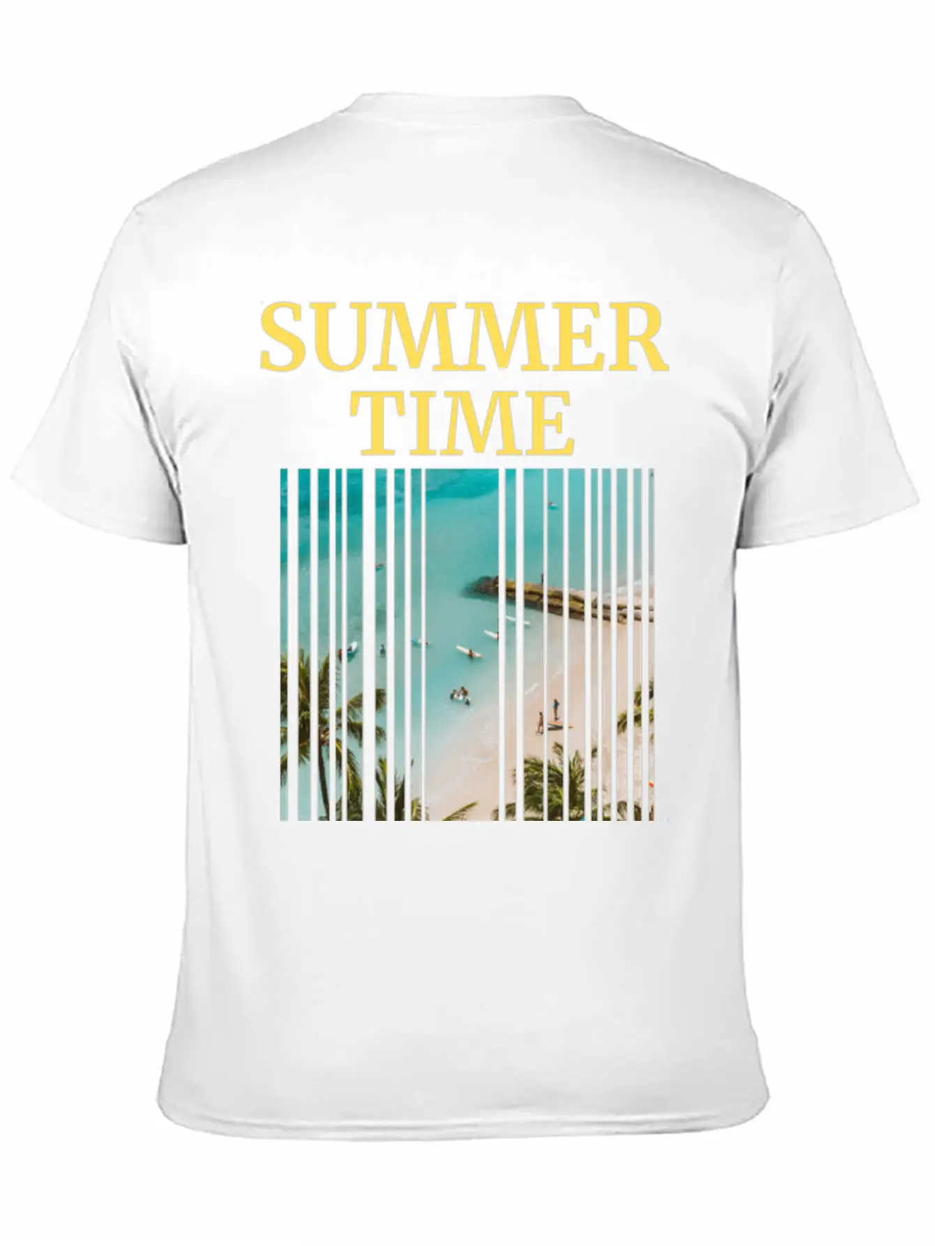 Summer Time Basic Graphic T-Shirt – Daily Comfort In Soft Cotton