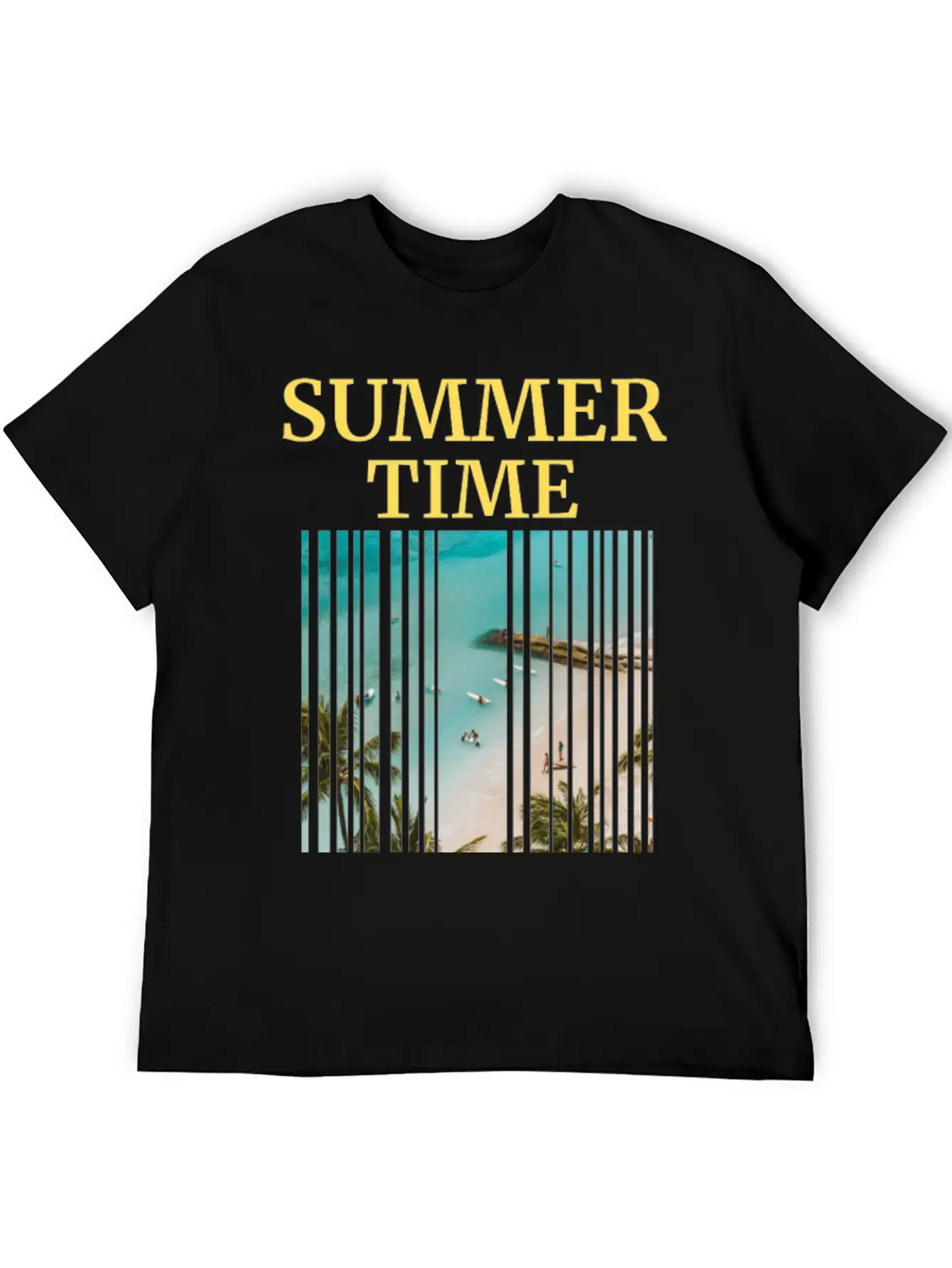 Summer Time Basic Graphic T-Shirt – Daily Comfort In Soft Cotton