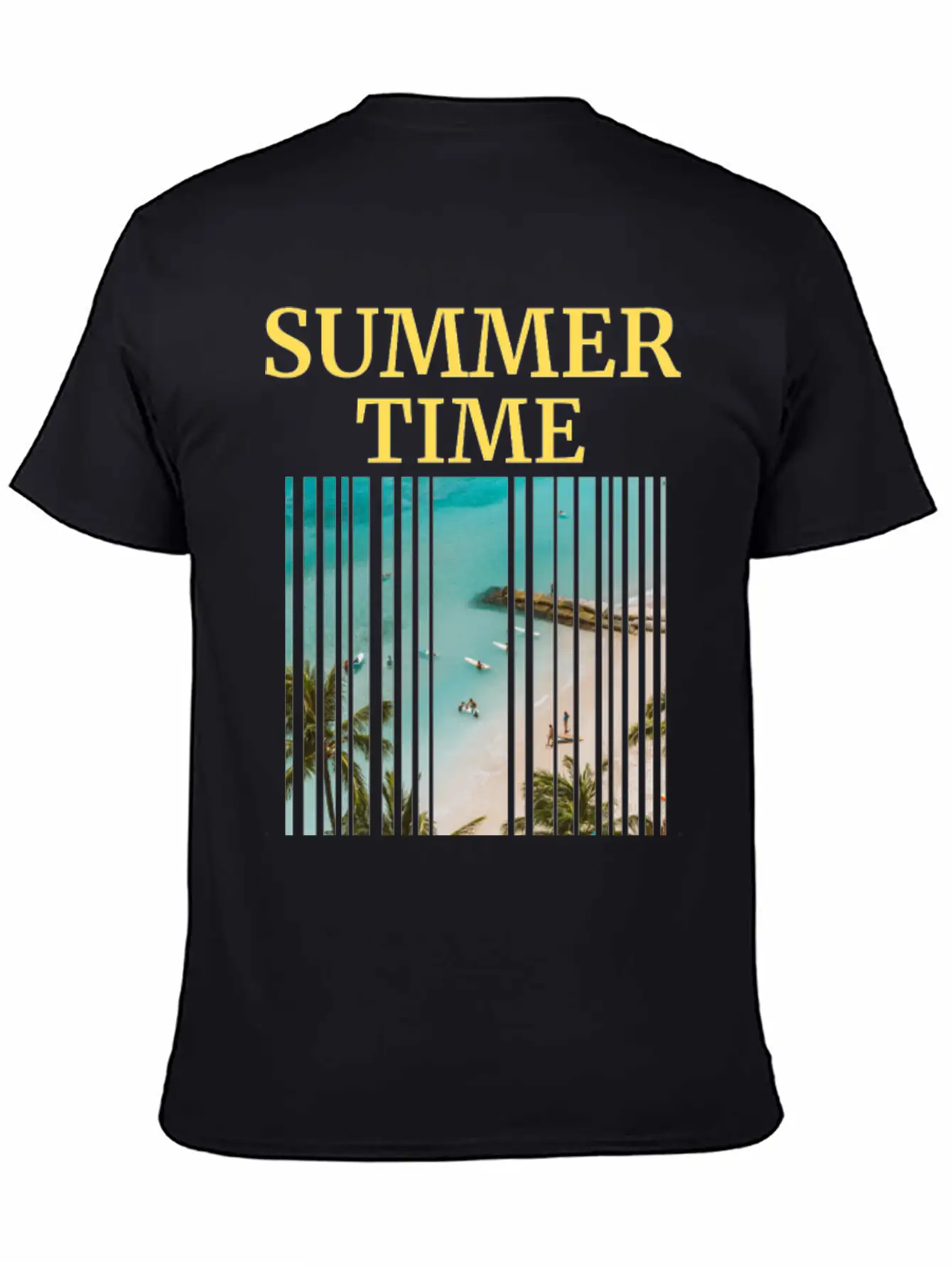 Summer Time Basic Graphic T-Shirt – Daily Comfort In Soft Cotton