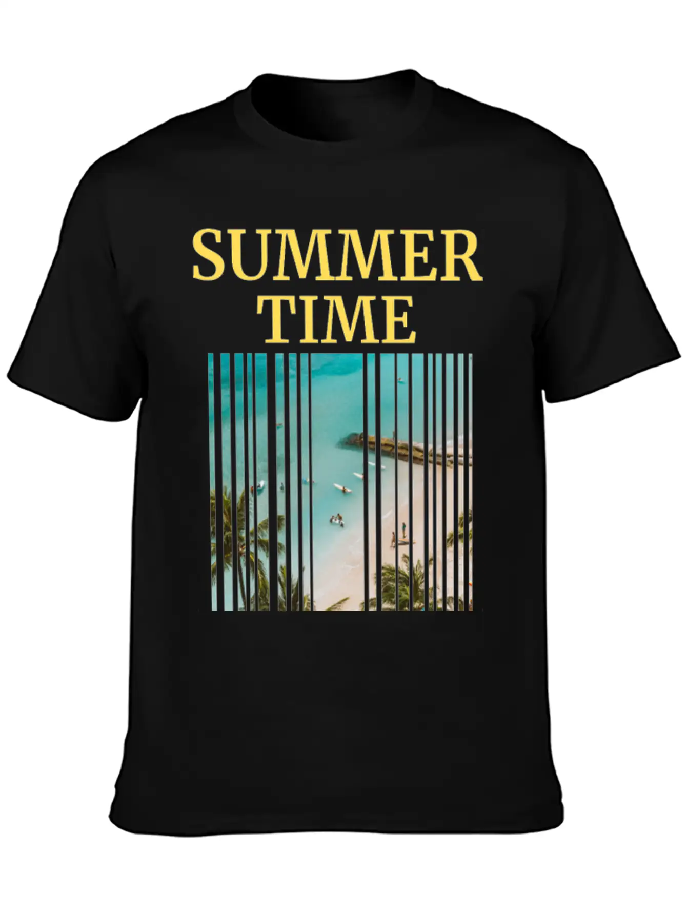 Summer Time Basic Graphic T-Shirt – Daily Comfort In Soft Cotton