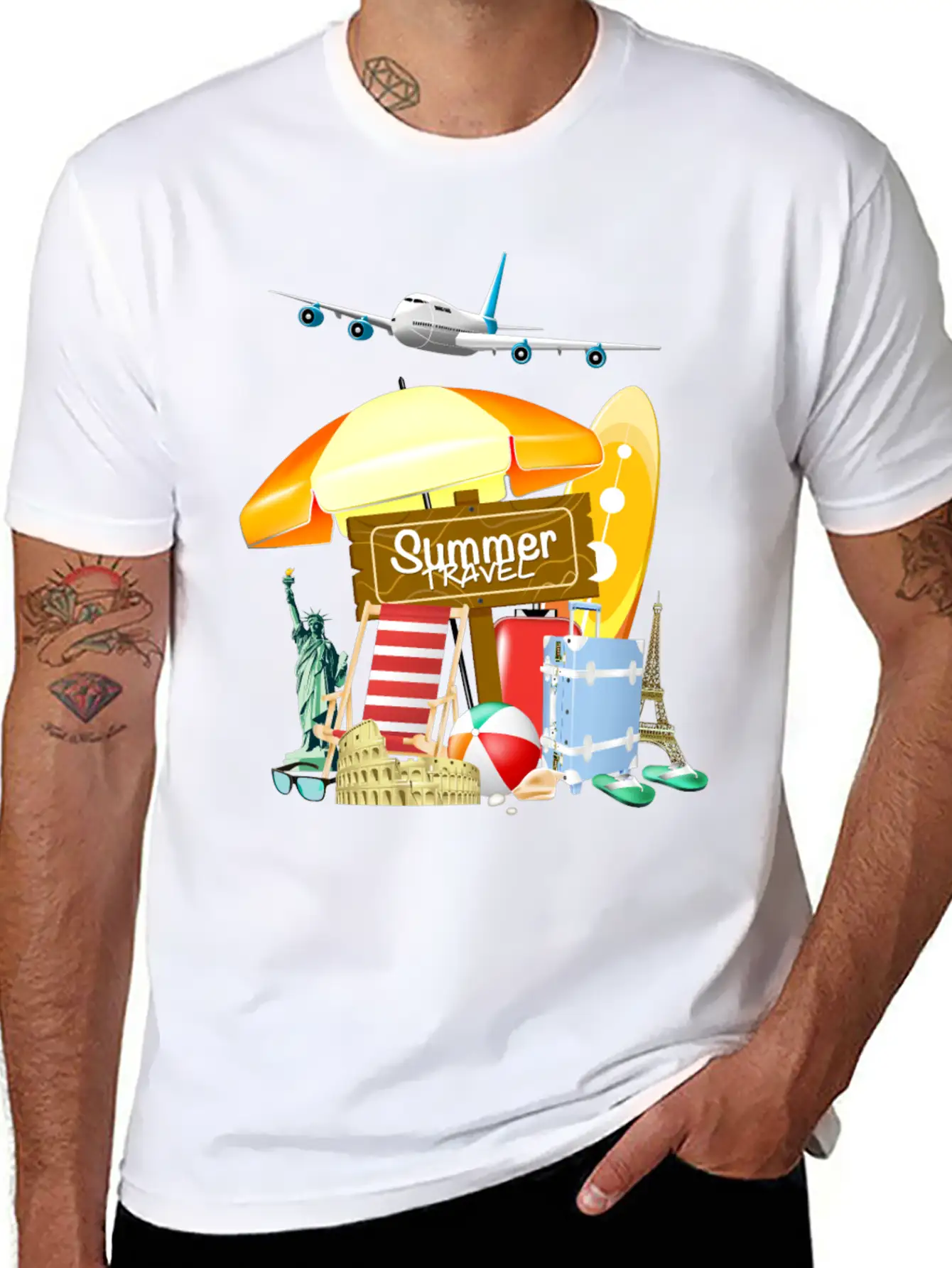 Summer Travel Stylish Everyday T-Shirt – Unisex Basic Cotton Tee