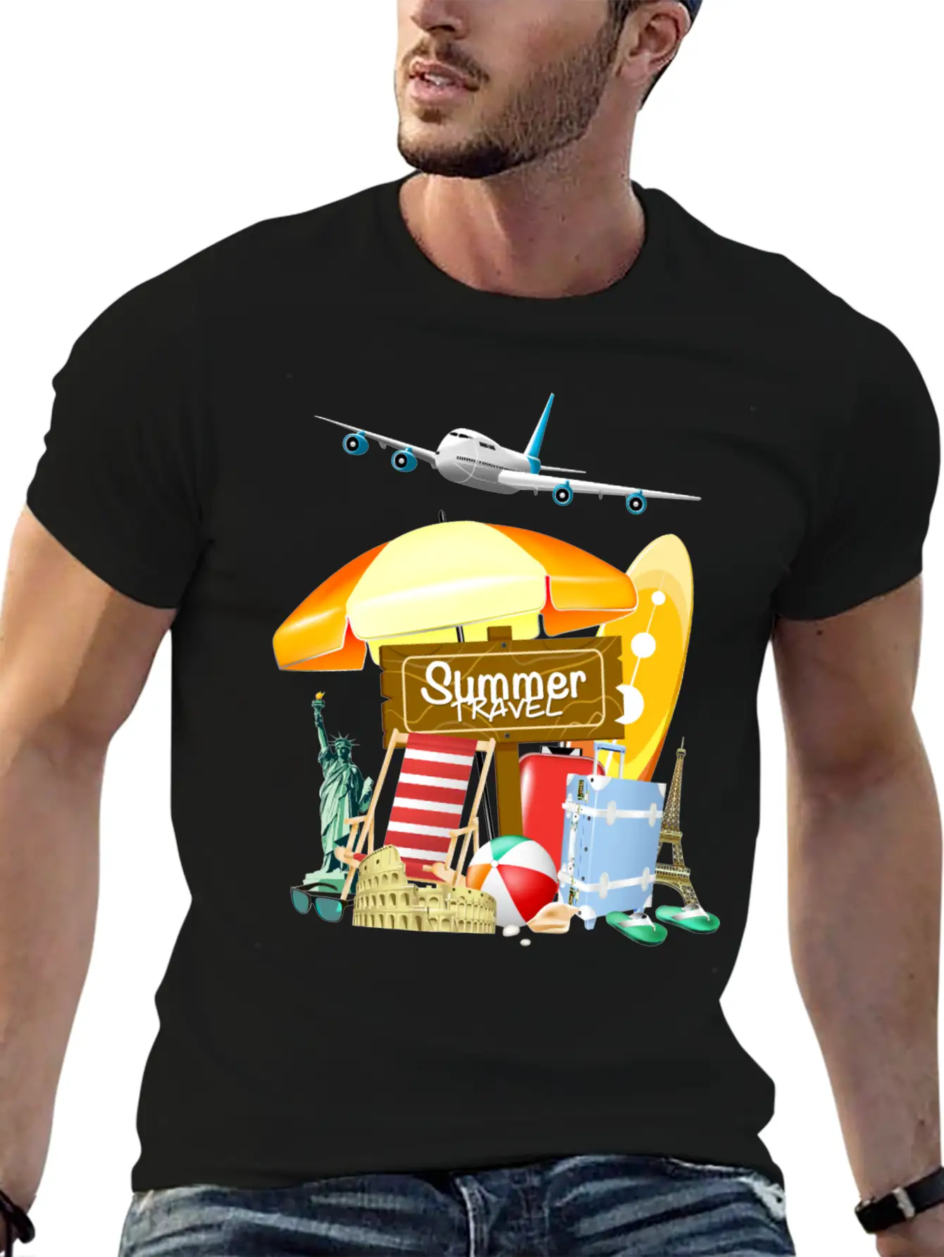 Summer Travel Stylish Everyday T-Shirt – Unisex Basic Cotton Tee
