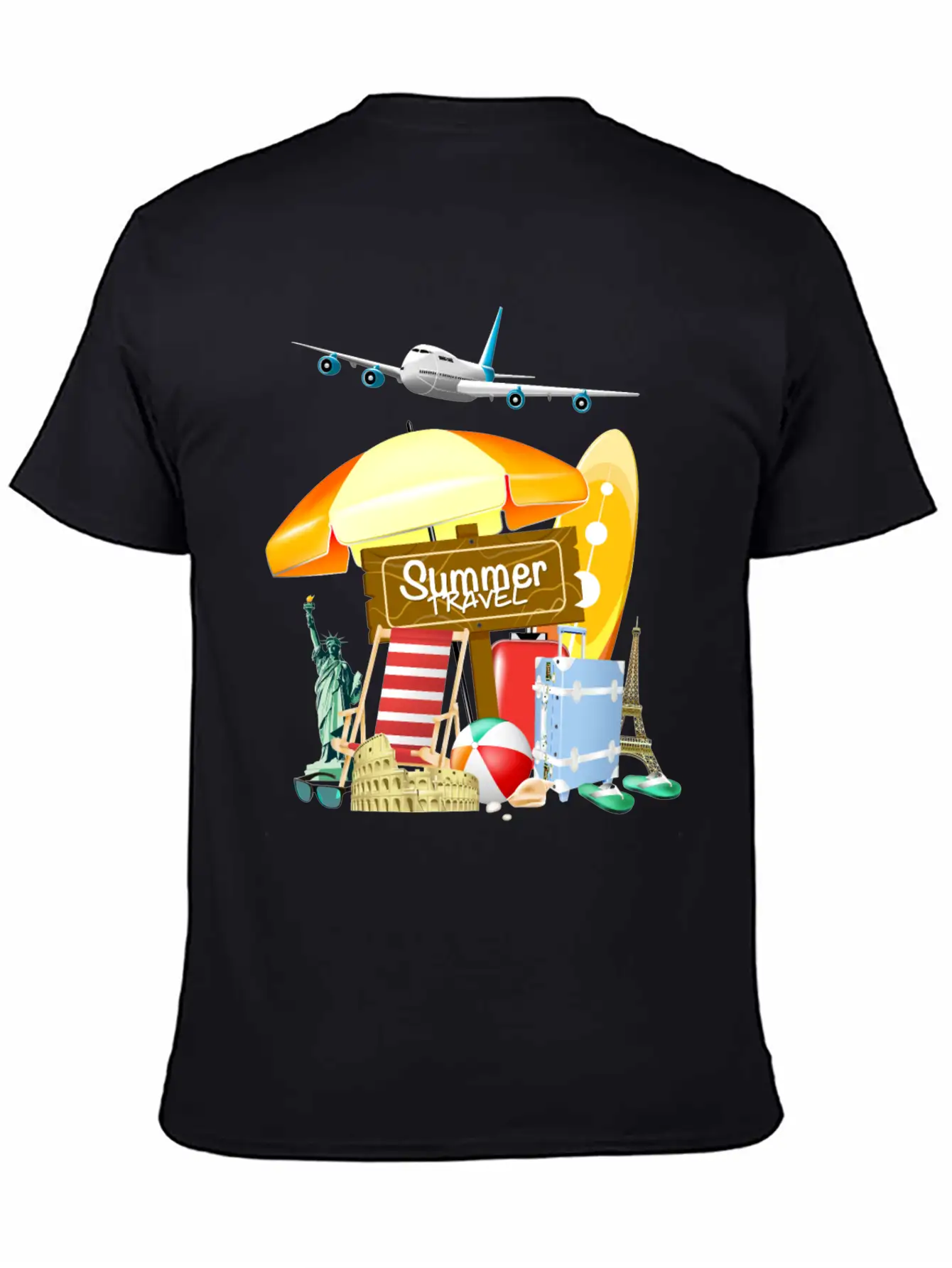 Summer Travel Stylish Everyday T-Shirt – Unisex Basic Cotton Tee