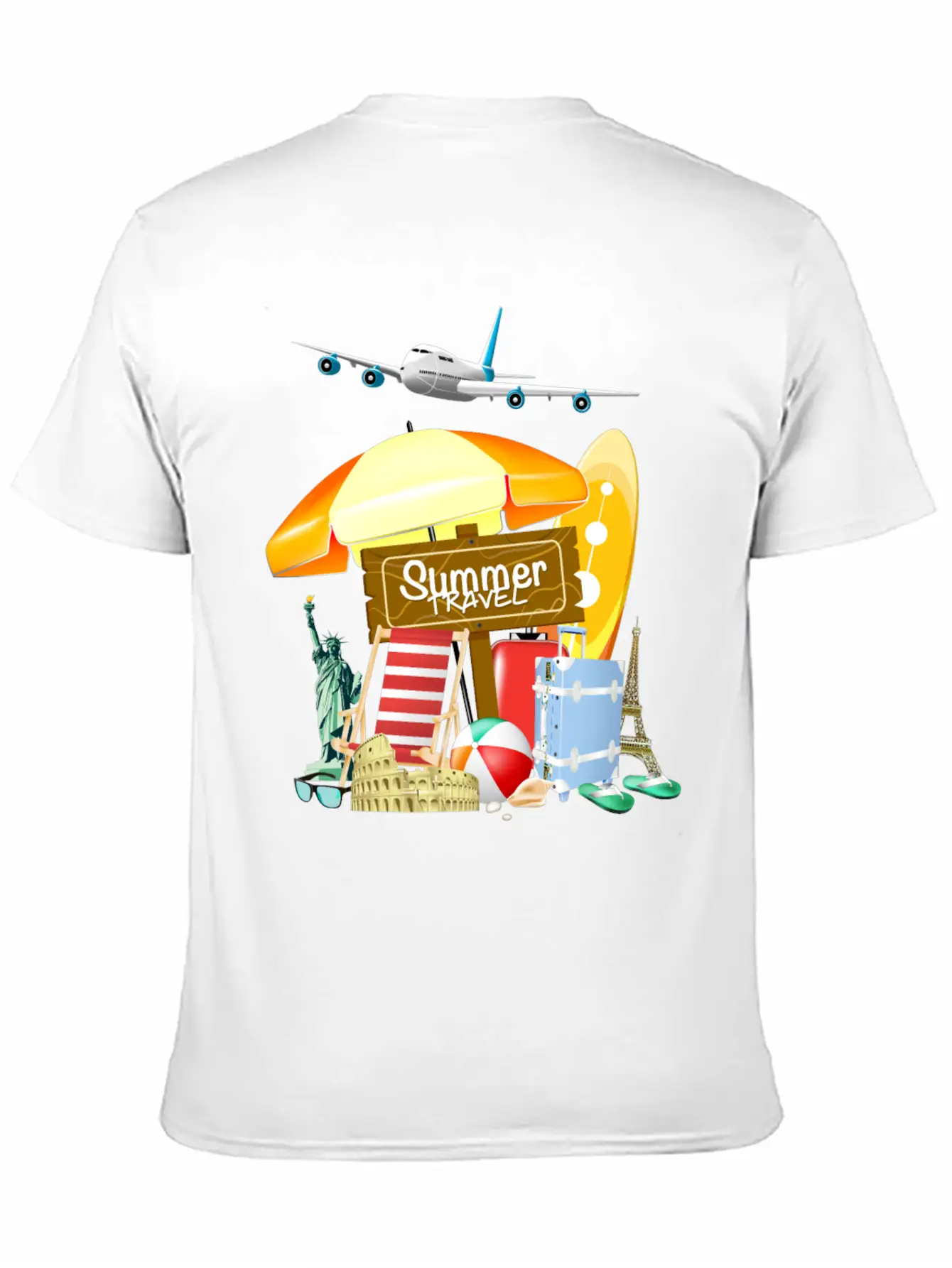 Summer Travel Stylish Everyday T-Shirt – Unisex Basic Cotton Tee
