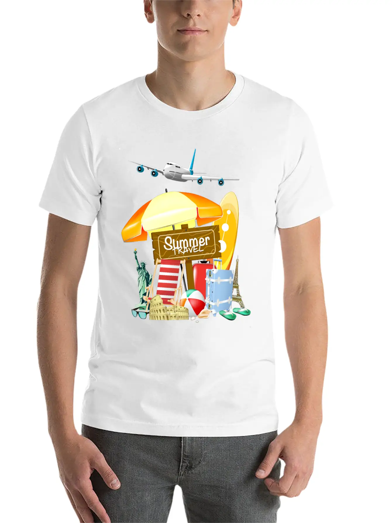 Summer Travel Stylish Everyday T-Shirt – Unisex Basic Cotton Tee