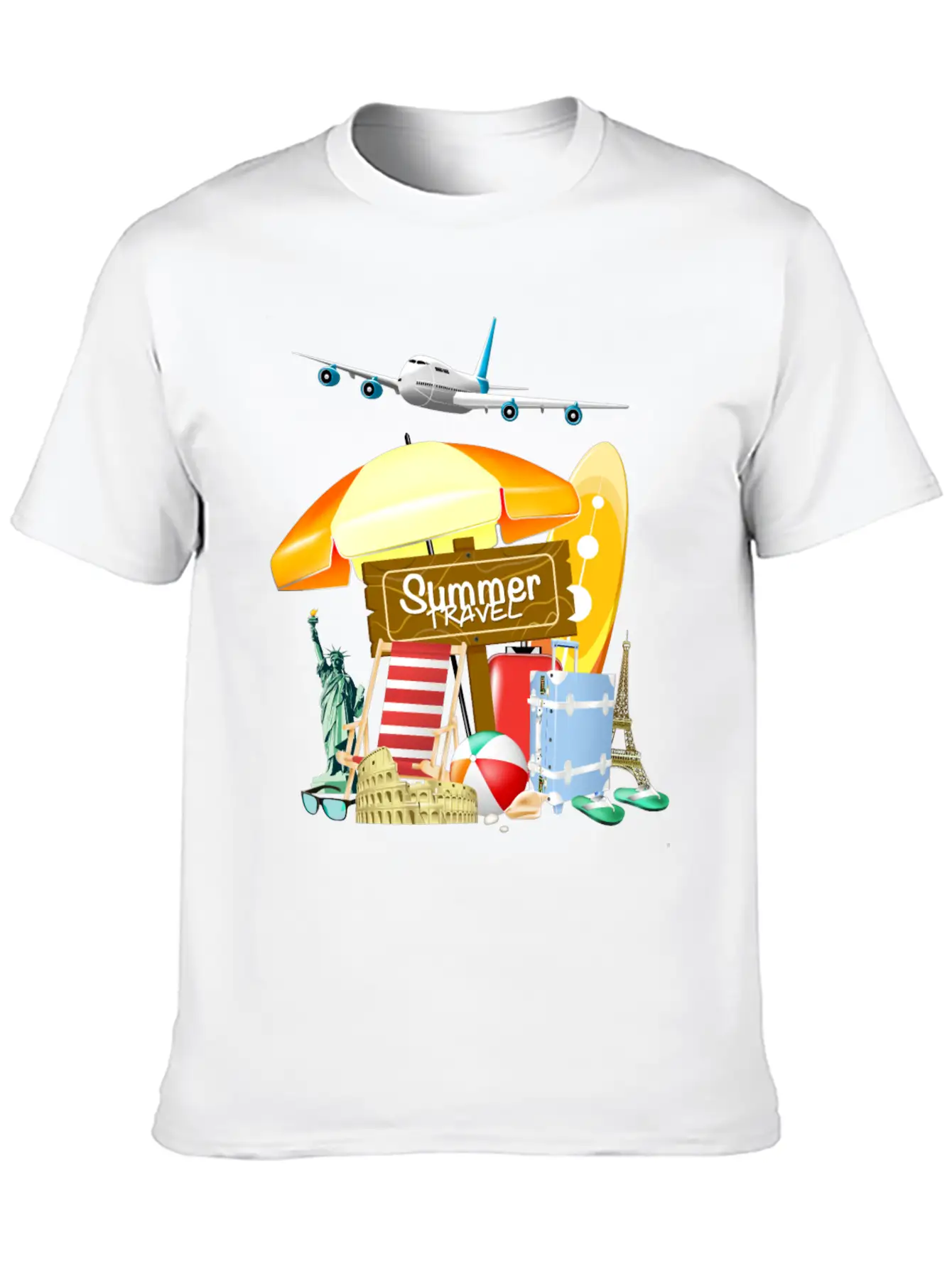 Summer Travel Stylish Everyday T-Shirt – Unisex Basic Cotton Tee