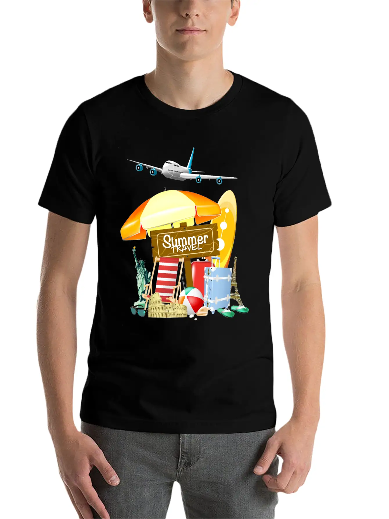 Summer Travel Stylish Everyday T-Shirt – Unisex Basic Cotton Tee