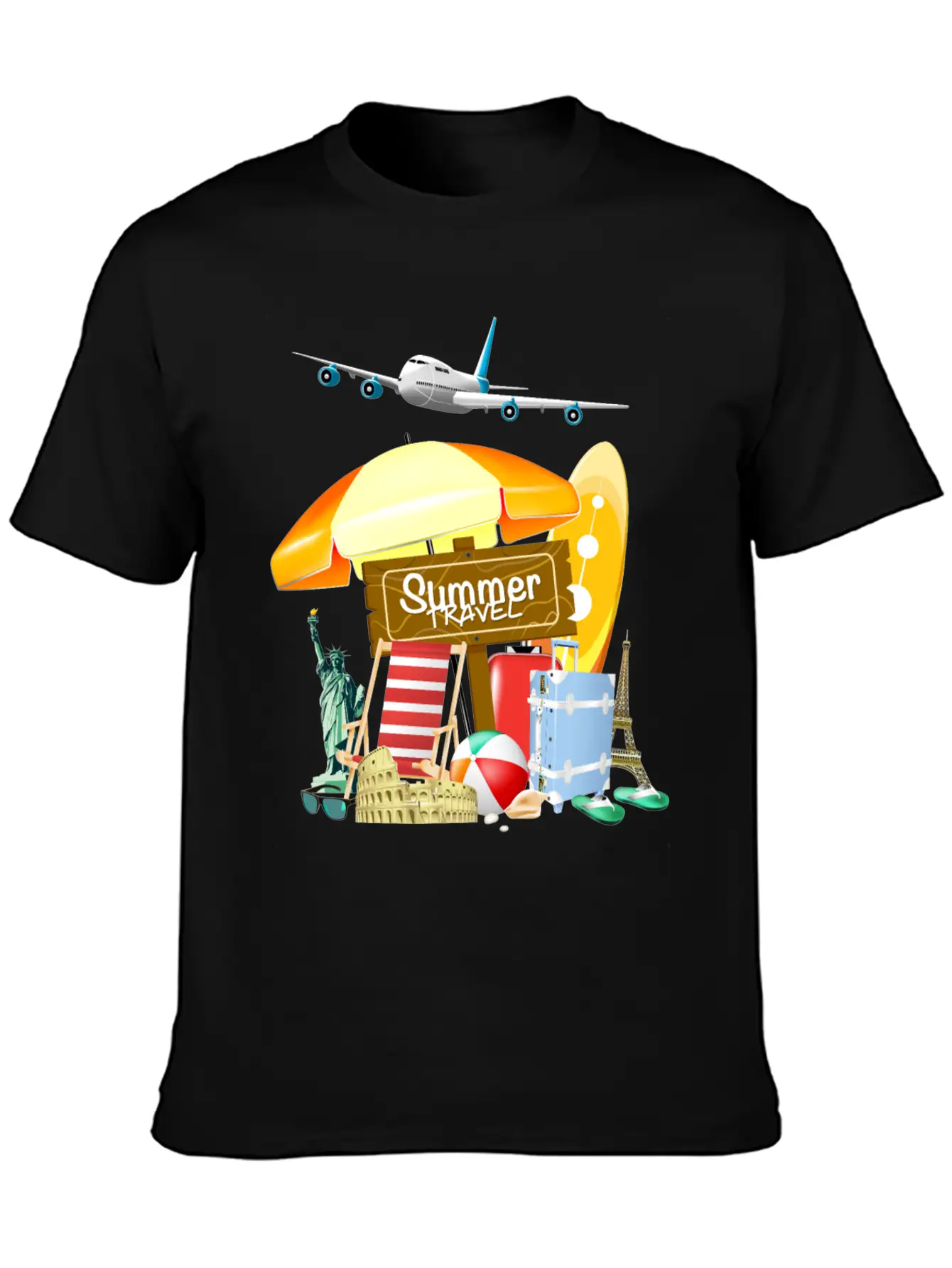 Summer Travel Stylish Everyday T-Shirt – Unisex Basic Cotton Tee