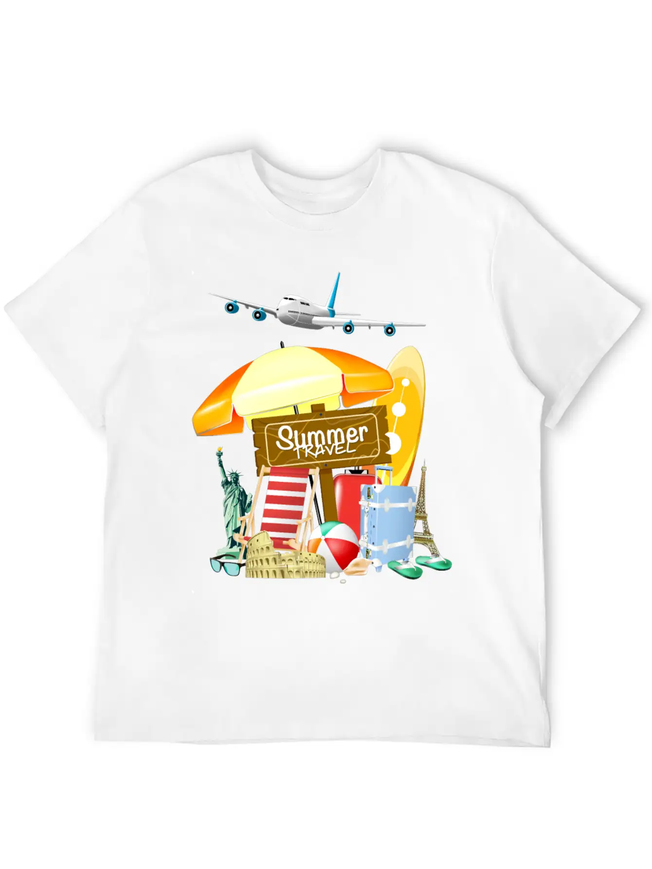 Summer Travel Stylish Everyday T-Shirt – Unisex Basic Cotton Tee