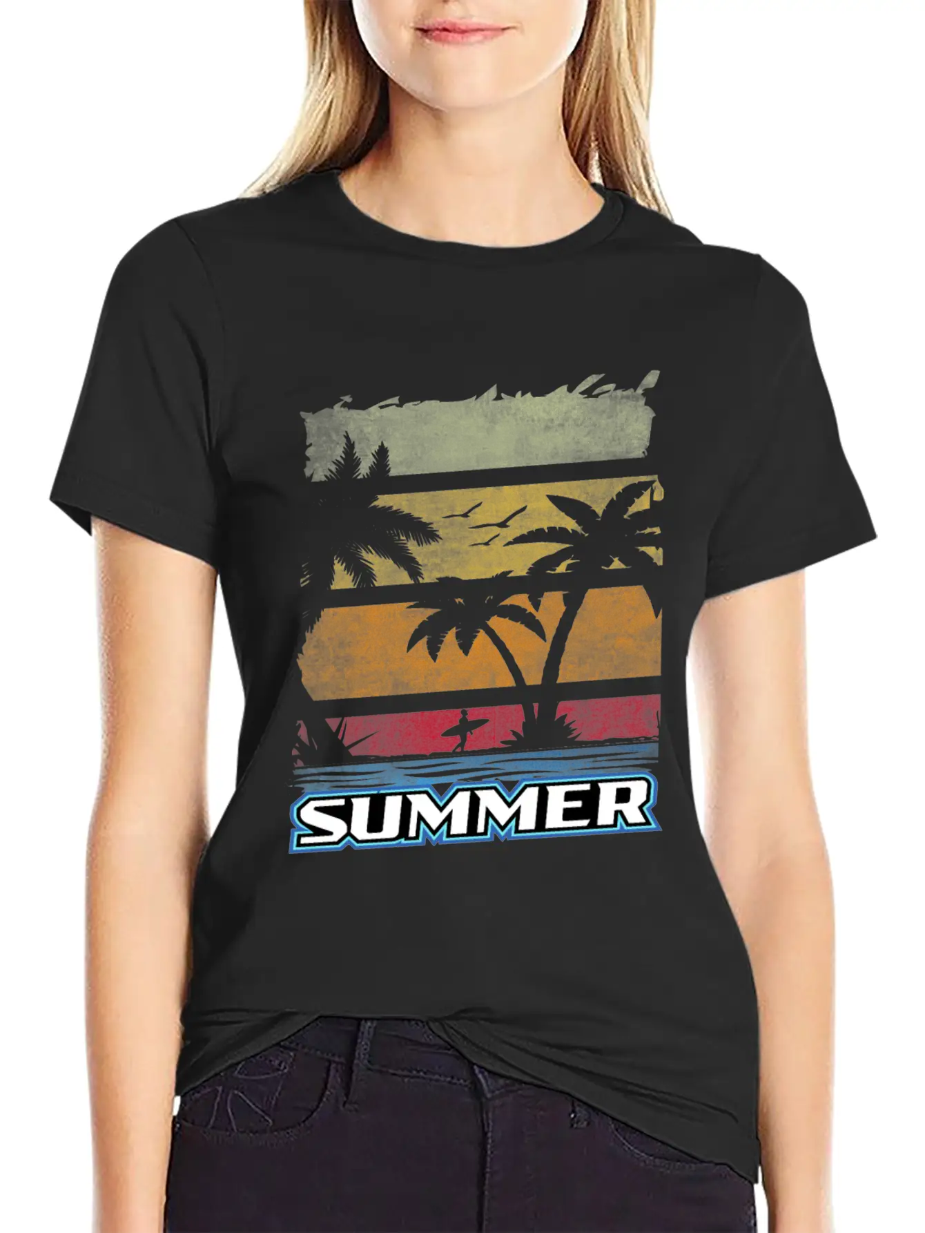 Summer Unisex Short Sleeve Soft Cotton T-Shirt – Casual Everyday Wear