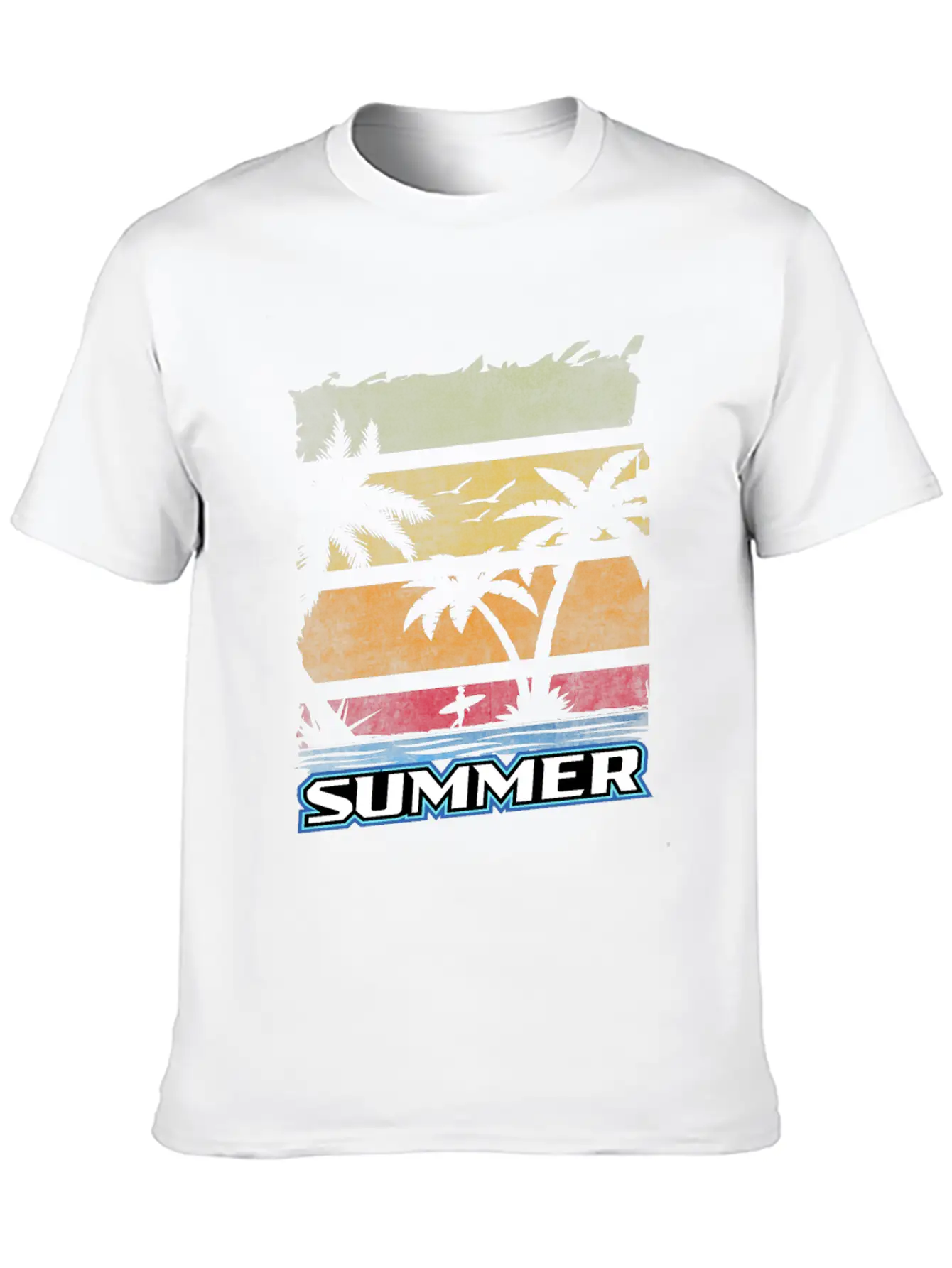 Summer Unisex Short Sleeve Soft Cotton T-Shirt – Casual Everyday Wear