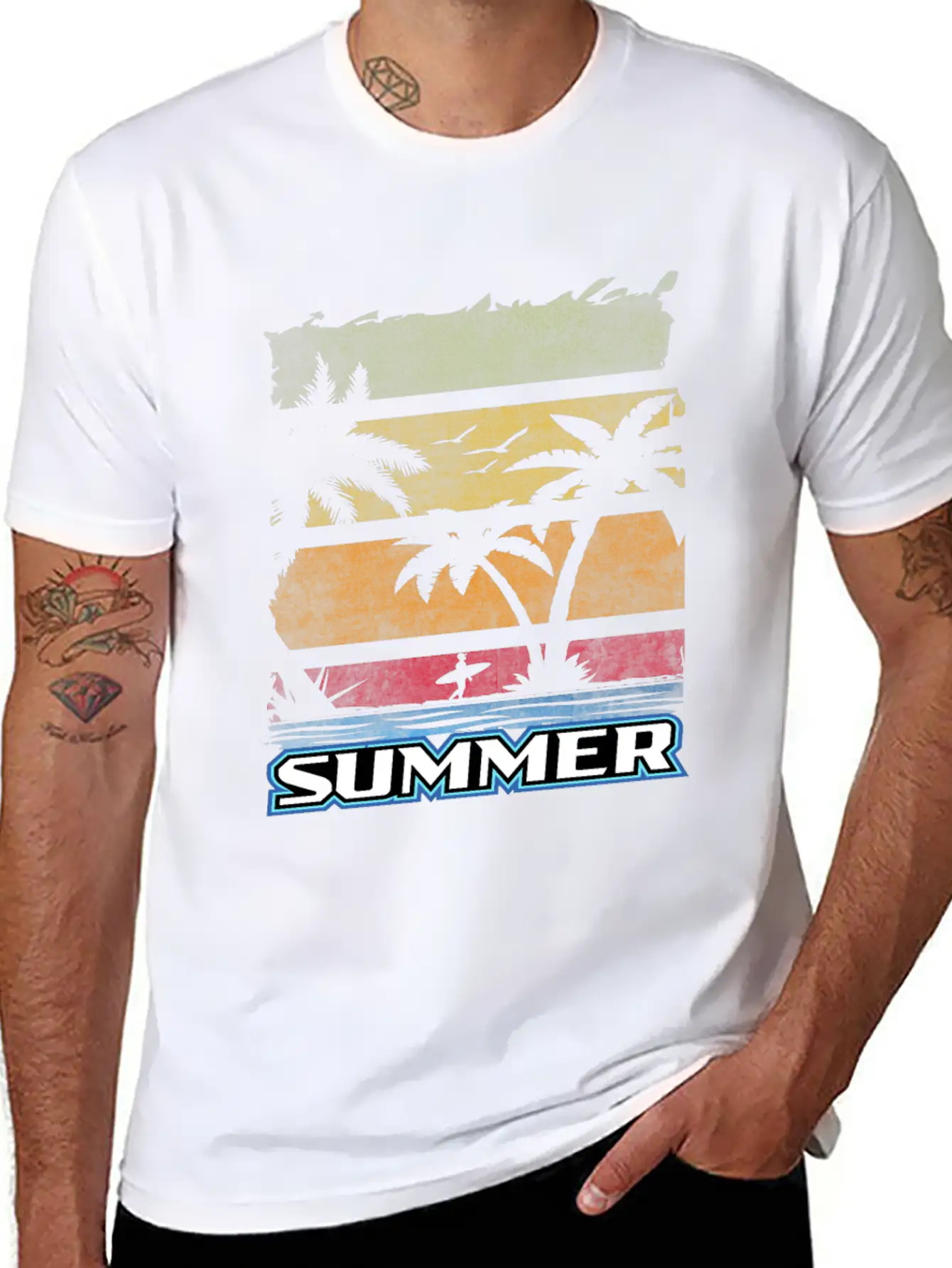 Summer Unisex Short Sleeve Soft Cotton T-Shirt – Casual Everyday Wear