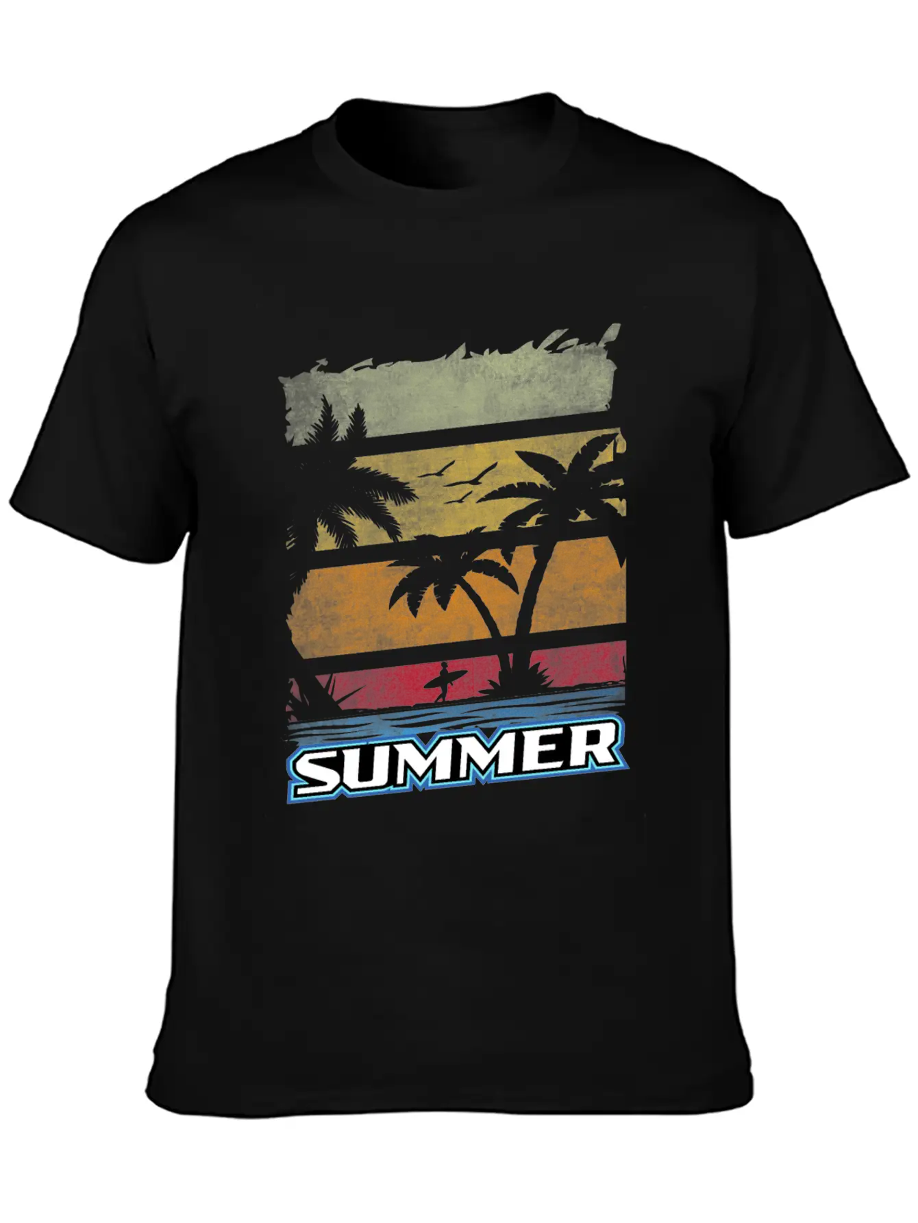 Summer Unisex Short Sleeve Soft Cotton T-Shirt – Casual Everyday Wear