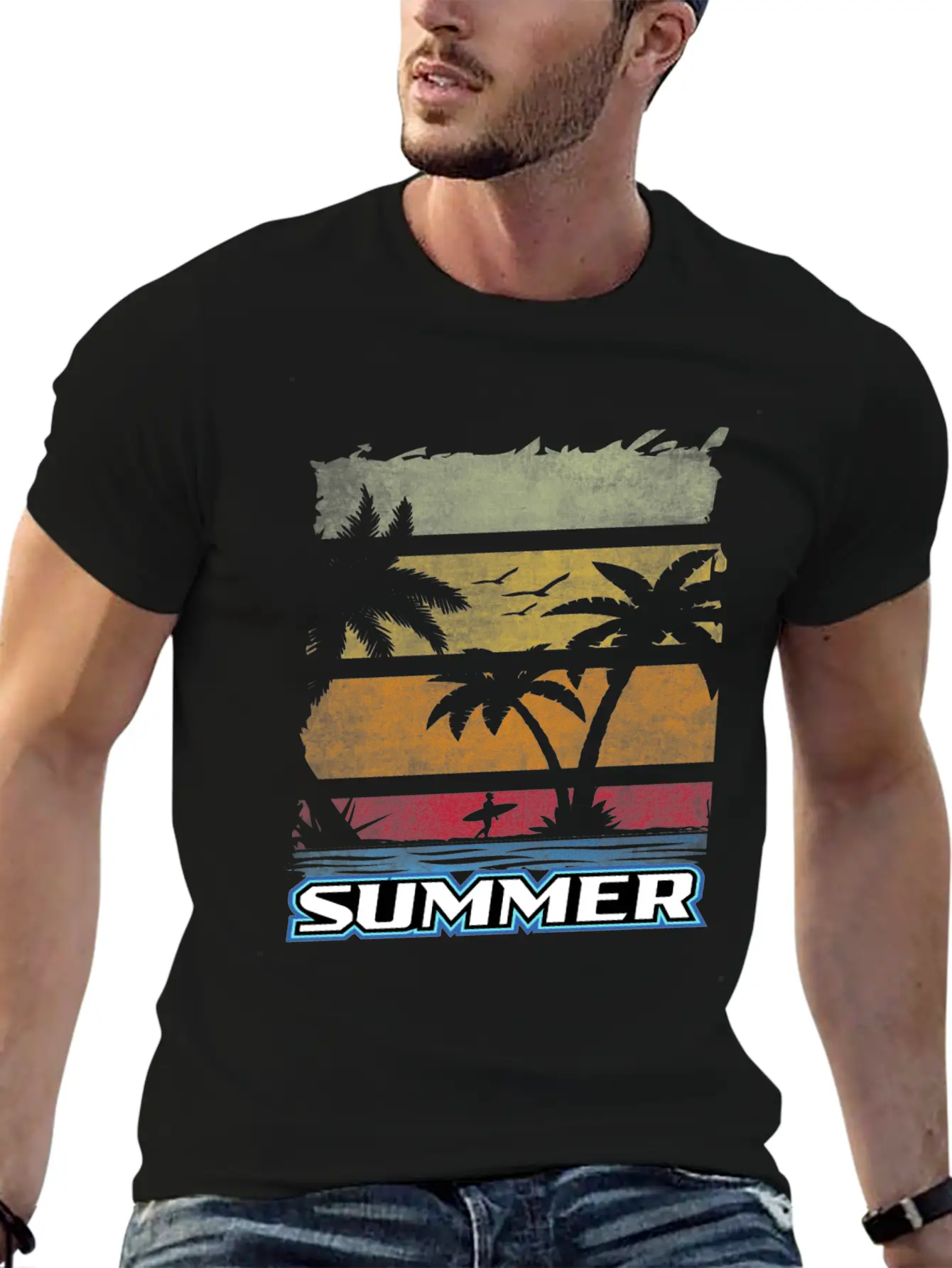 Summer Unisex Short Sleeve Soft Cotton T-Shirt – Casual Everyday Wear