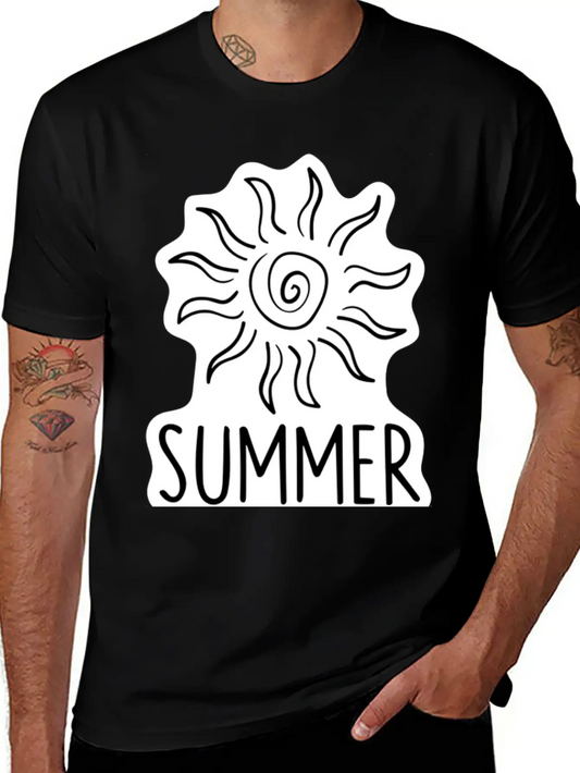Summer Vibes Basic Graphic T-Shirt – Daily Comfort In Soft Cotton