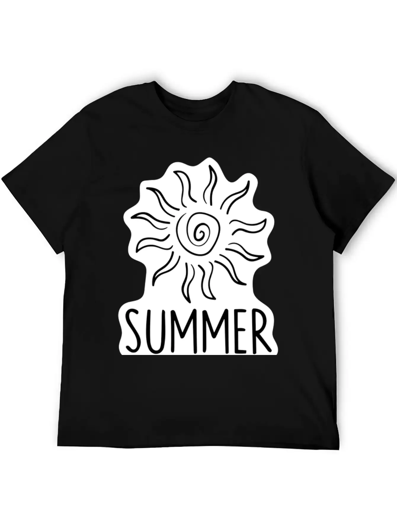 Summer Vibes Basic Graphic T-Shirt – Daily Comfort In Soft Cotton