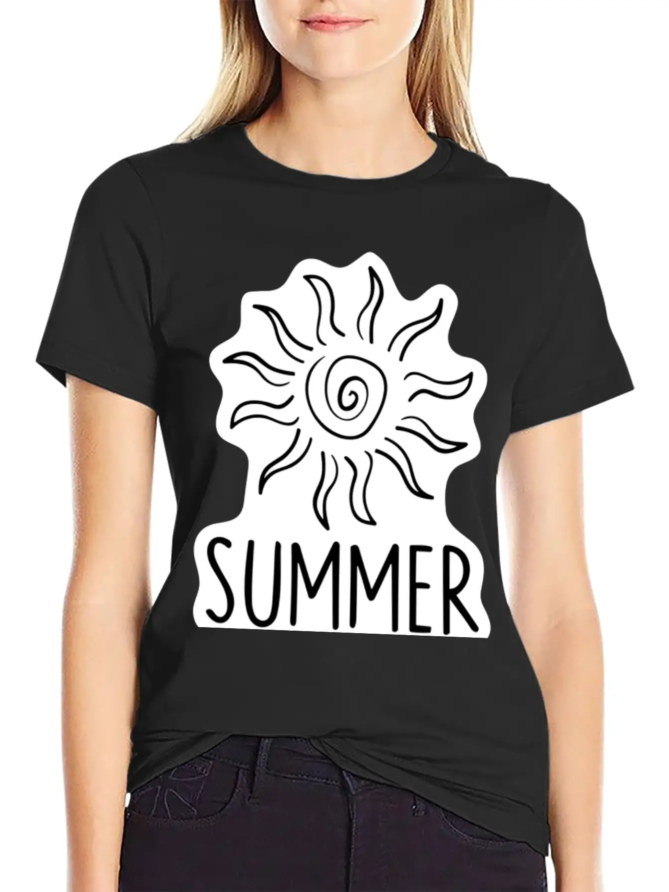Summer Vibes Basic Graphic T-Shirt – Daily Comfort In Soft Cotton