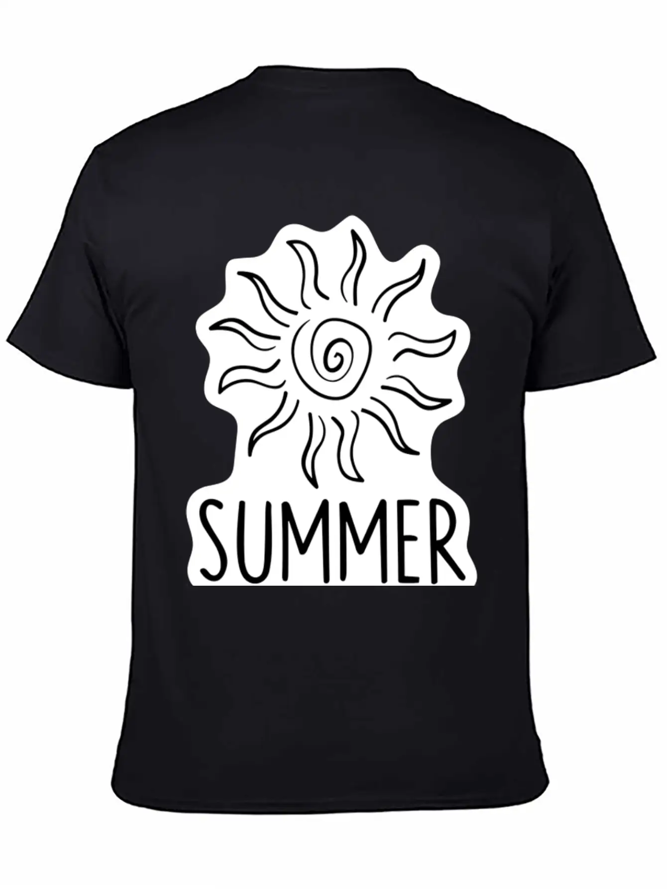 Summer Vibes Basic Graphic T-Shirt – Daily Comfort In Soft Cotton