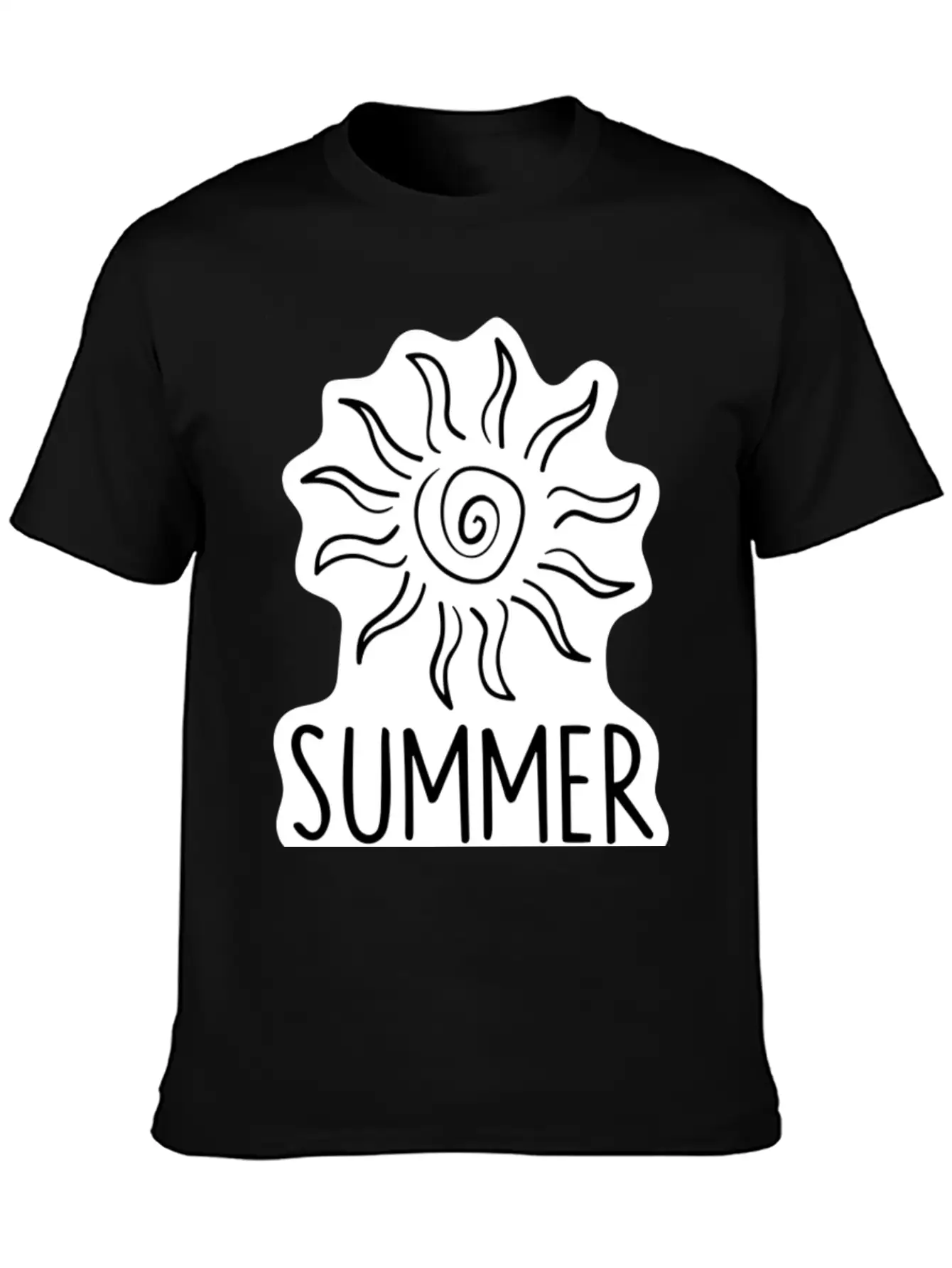Summer Vibes Basic Graphic T-Shirt – Daily Comfort In Soft Cotton
