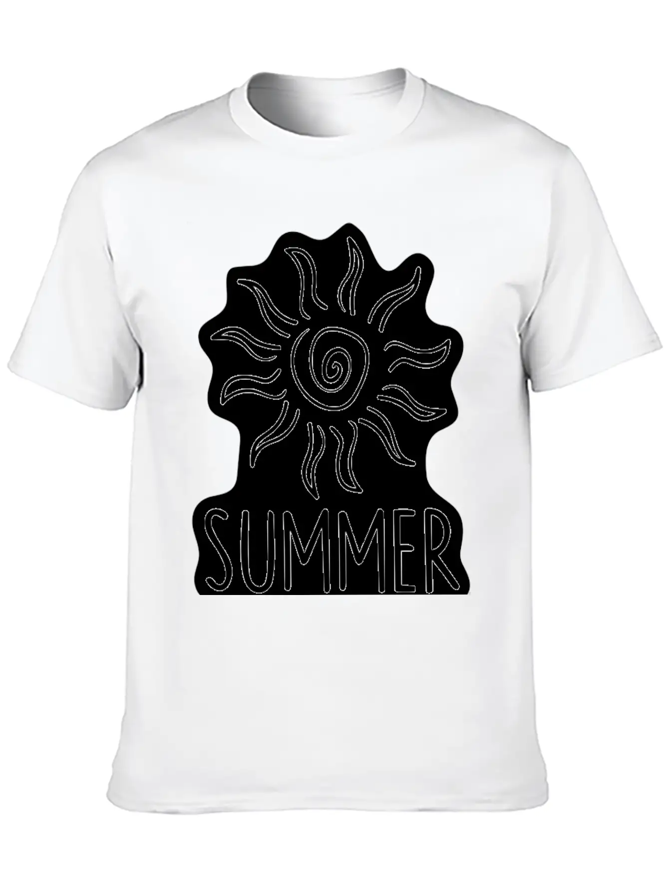 Summer Vibes Basic Graphic T-Shirt – Daily Comfort In Soft Cotton