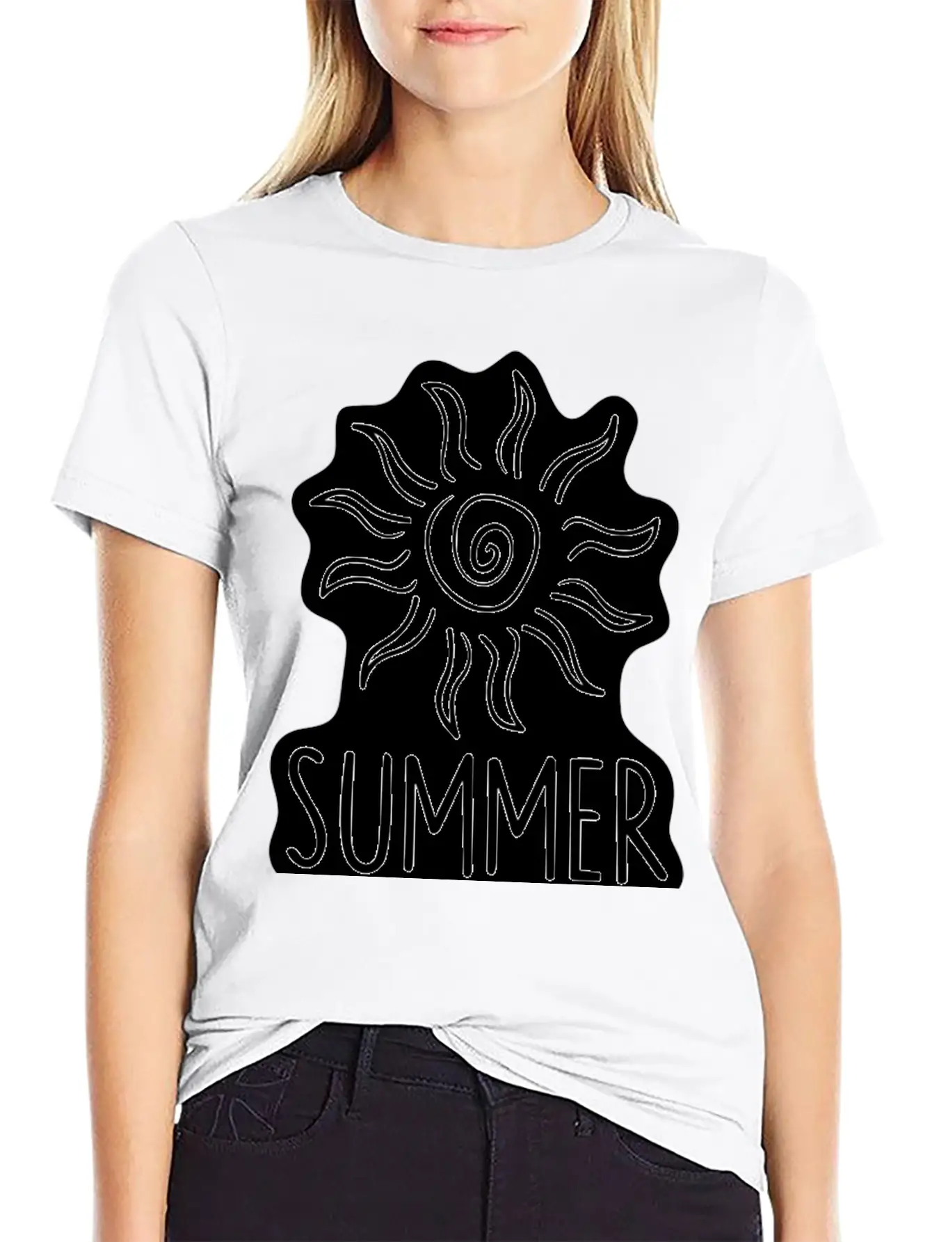 Summer Vibes Basic Graphic T-Shirt – Daily Comfort In Soft Cotton