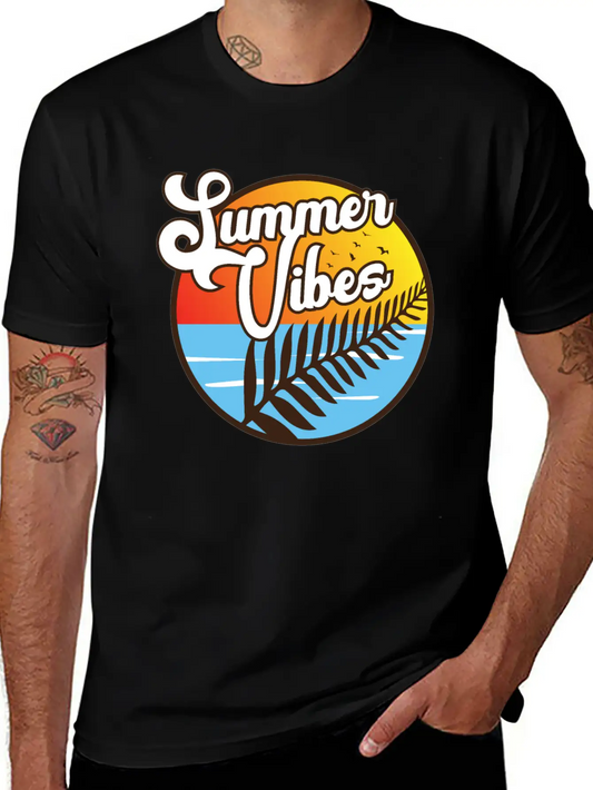 Summer Vibes Maori Silver Fern Polynesian Gift Basic Graphic T-Shirt – Daily Comfort In Soft Cotton